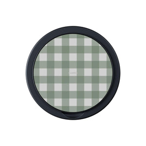 Gingham Sage - Magnetic Phone Grip