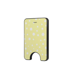 Yellow Splatter Magnetic Wallet