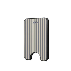 Ticking Stripe Magnetic Wallet