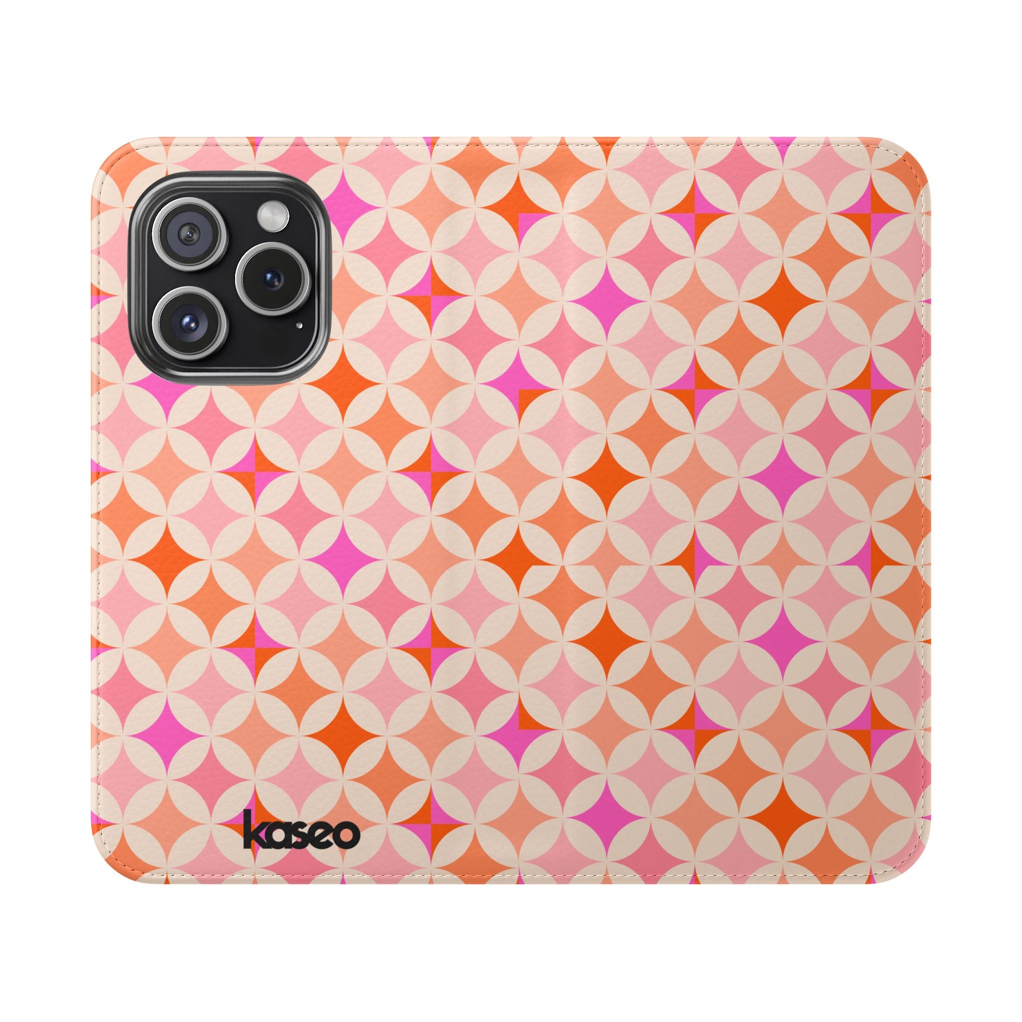 Retro Tile - Flip Phone Case