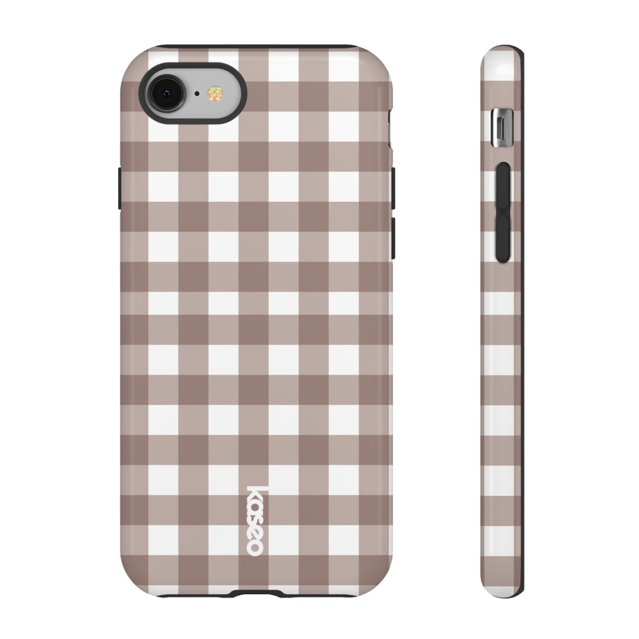 Gingham Brown