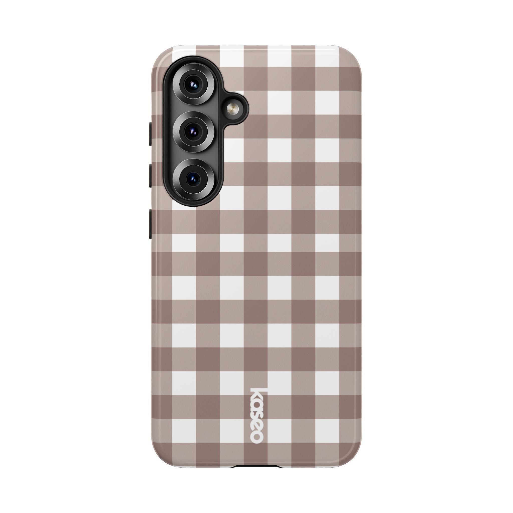 Gingham Brown