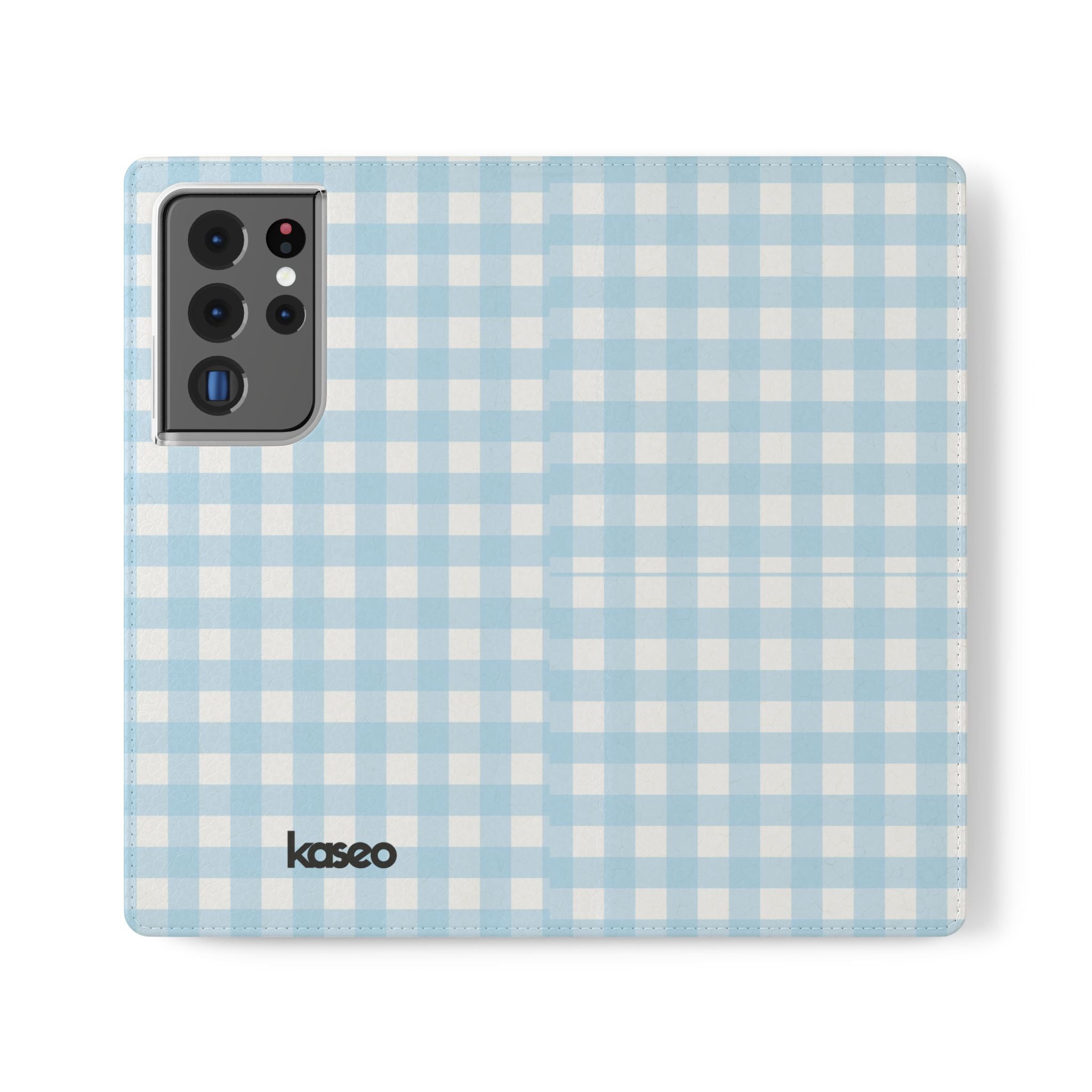 Gingham Sky - Flip Phone Case
