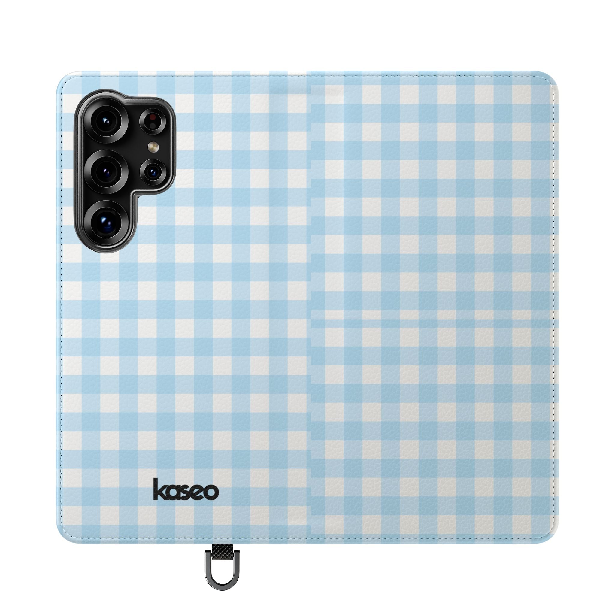 Gingham Sky - Flip Phone Case