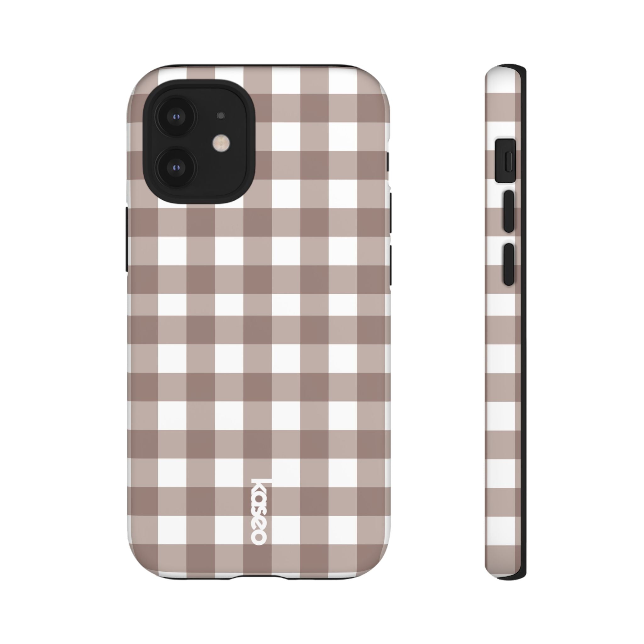 Gingham Brown