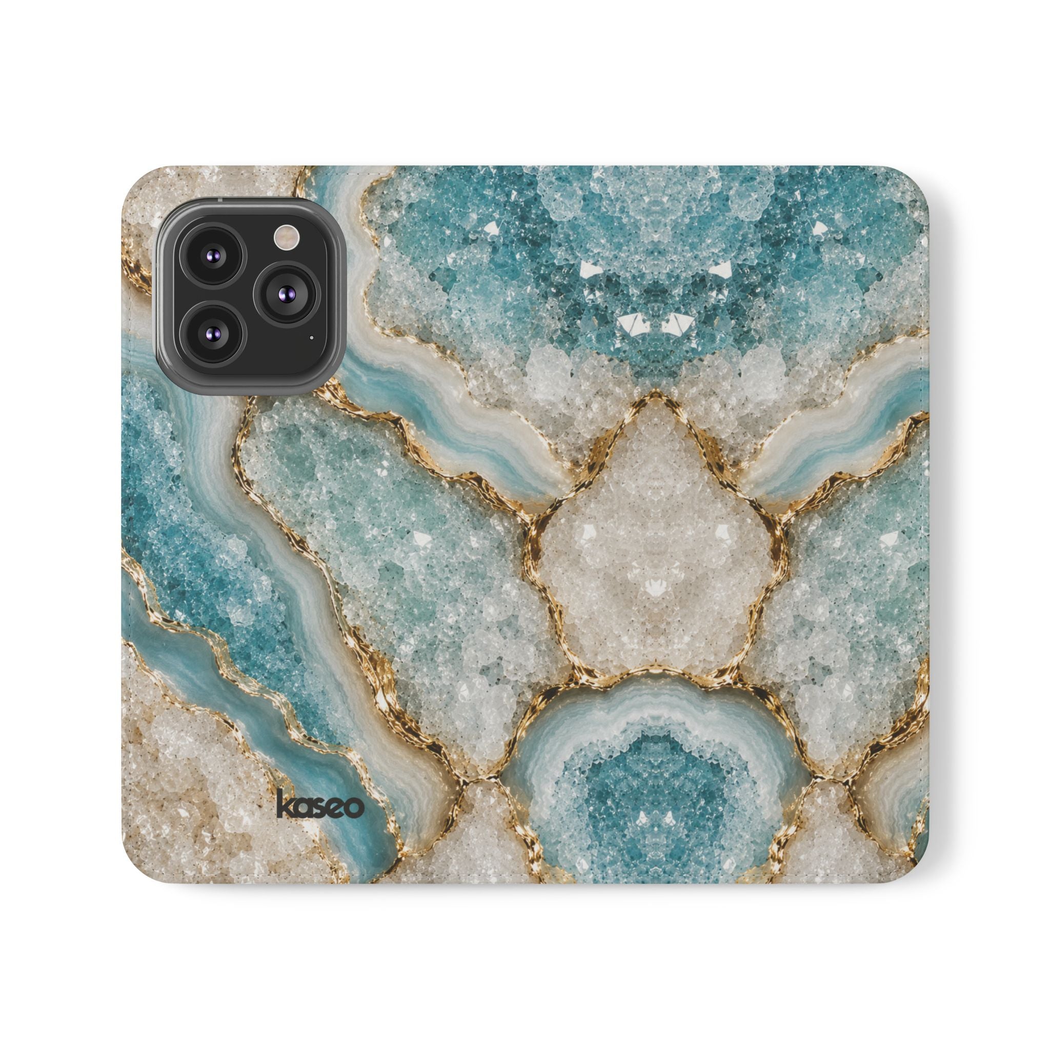 Crystal Aqua - Flip Phone Case