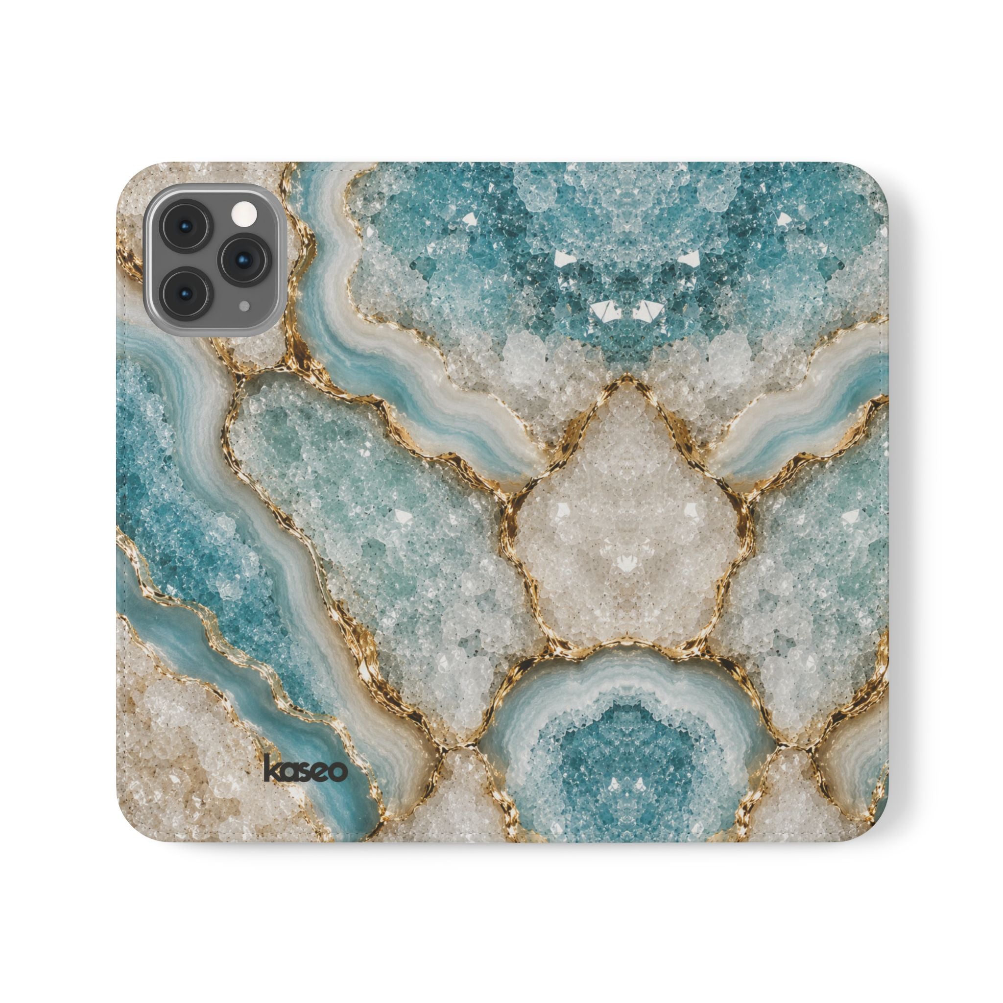 Crystal Aqua - Flip Phone Case