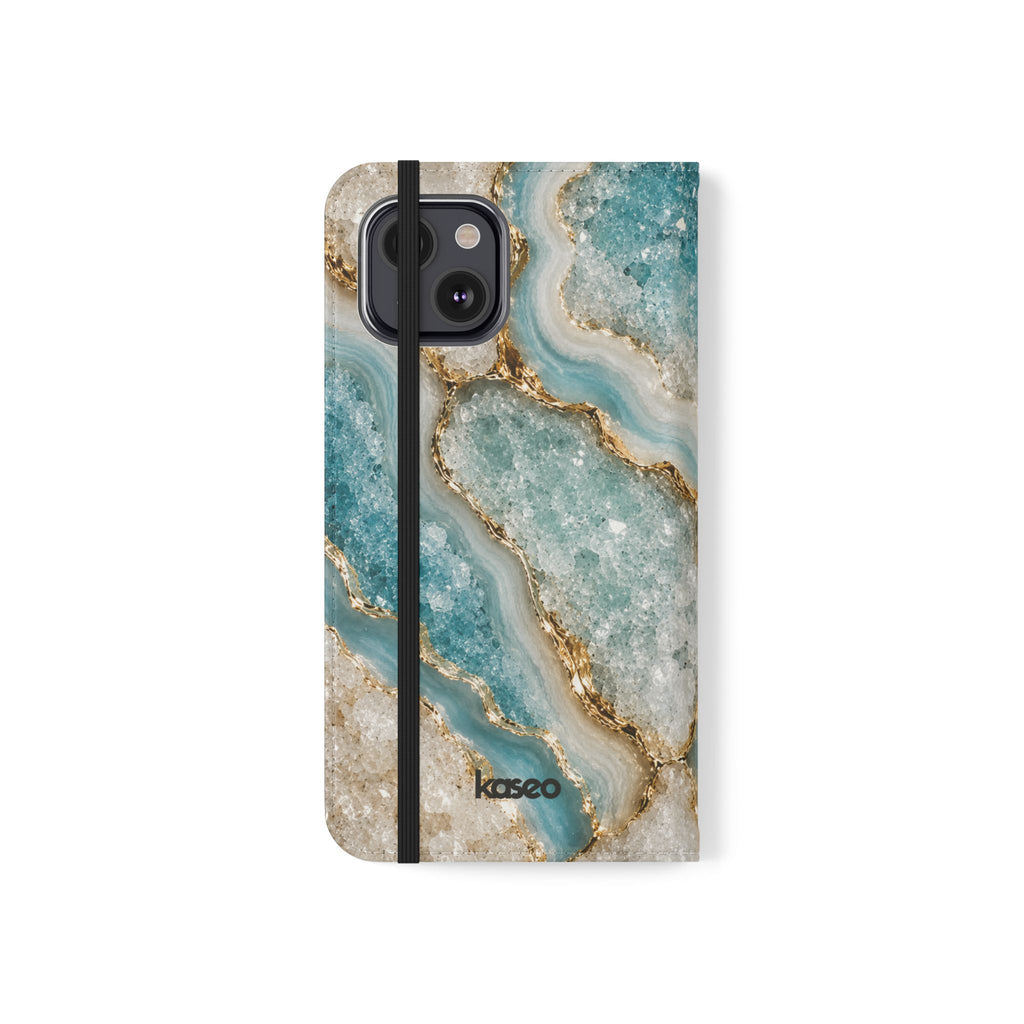 Crystal Aqua - Flip Phone Case
