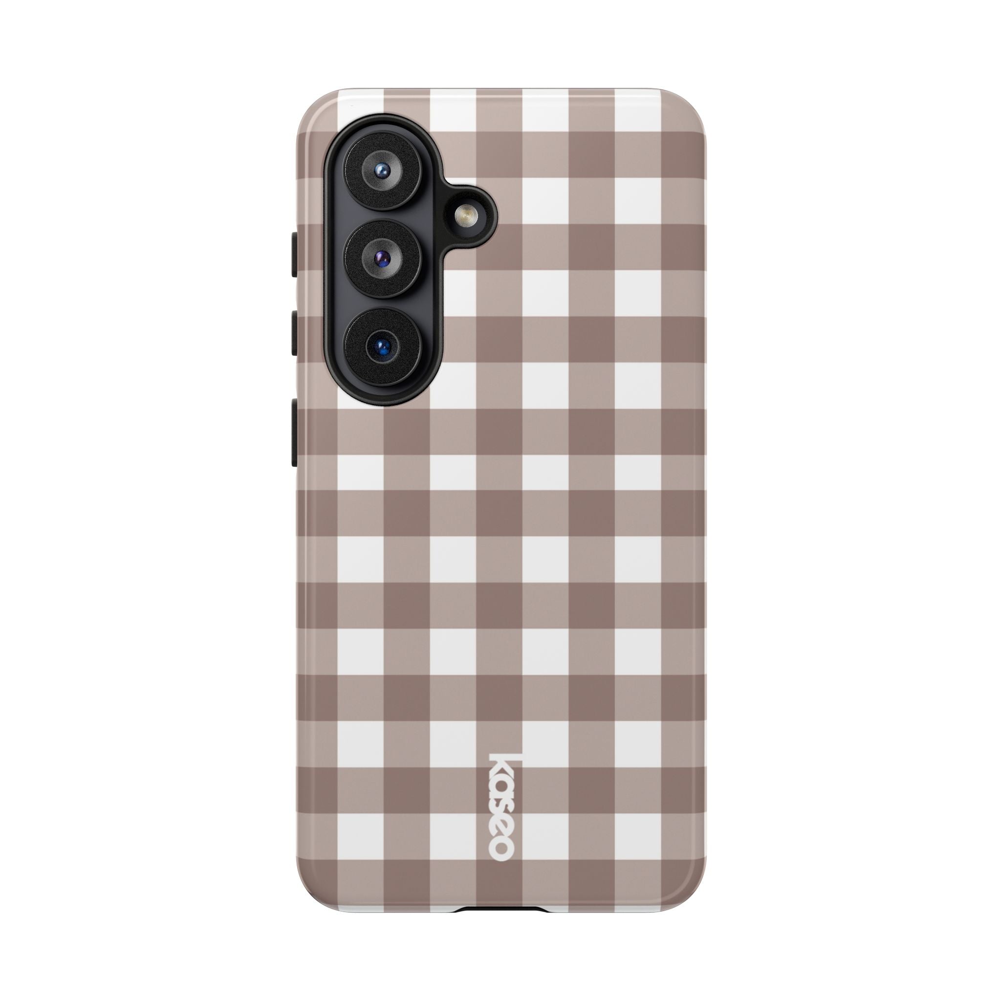 Gingham Brown