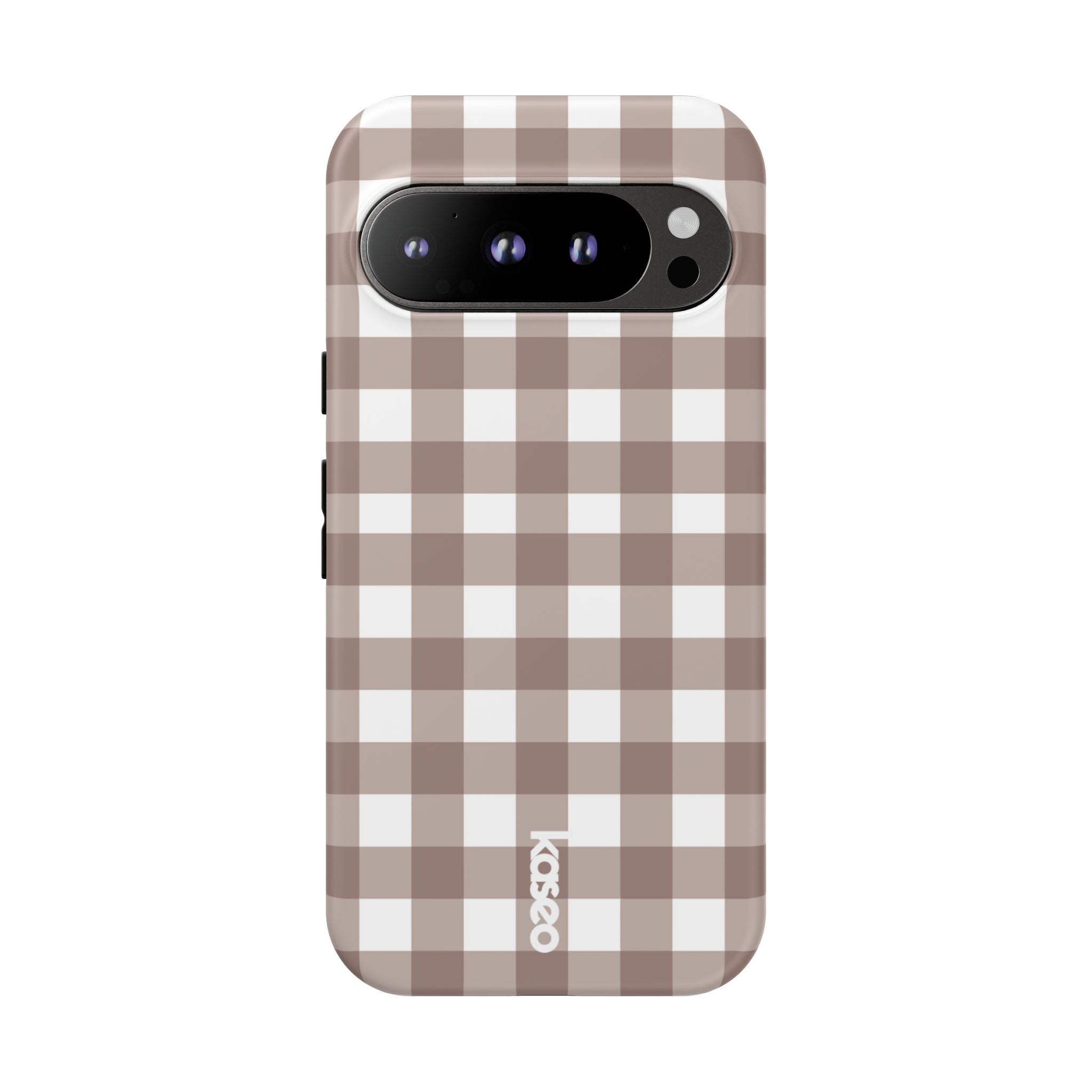 Gingham Brown