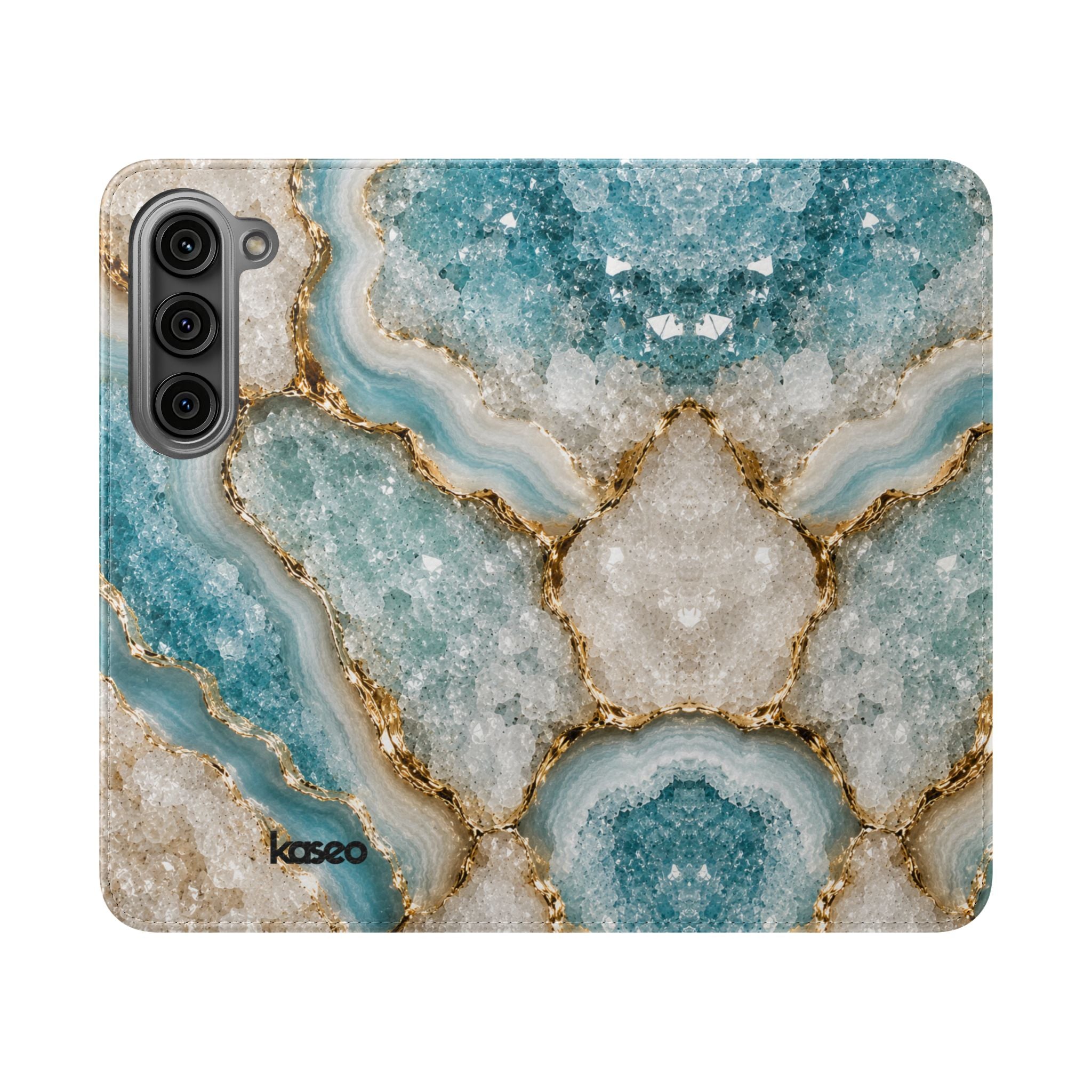Crystal Aqua - Flip Phone Case