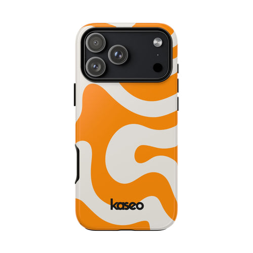 Cinnamon Swirl print tough phone case