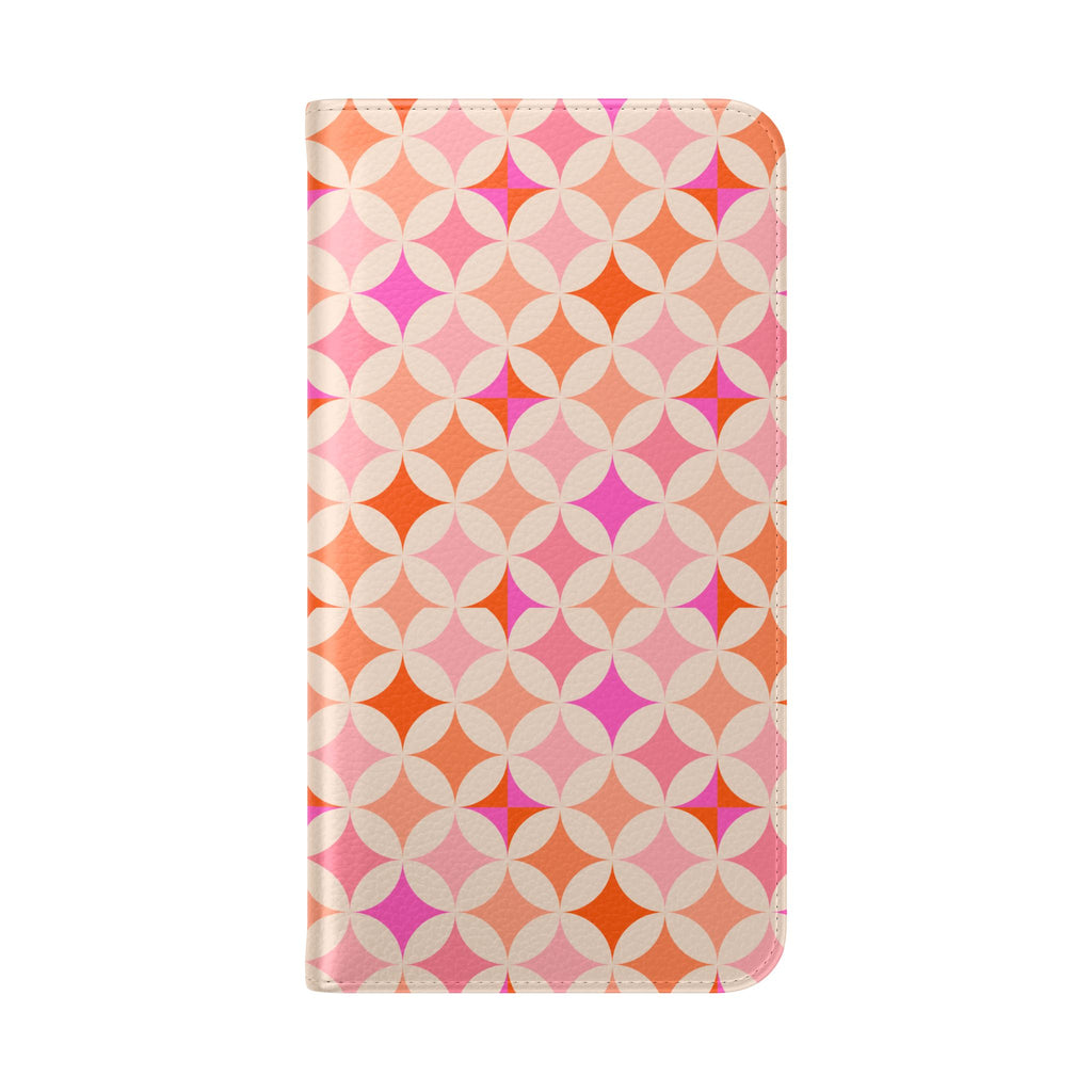 Retro Tile - Flip Phone Case