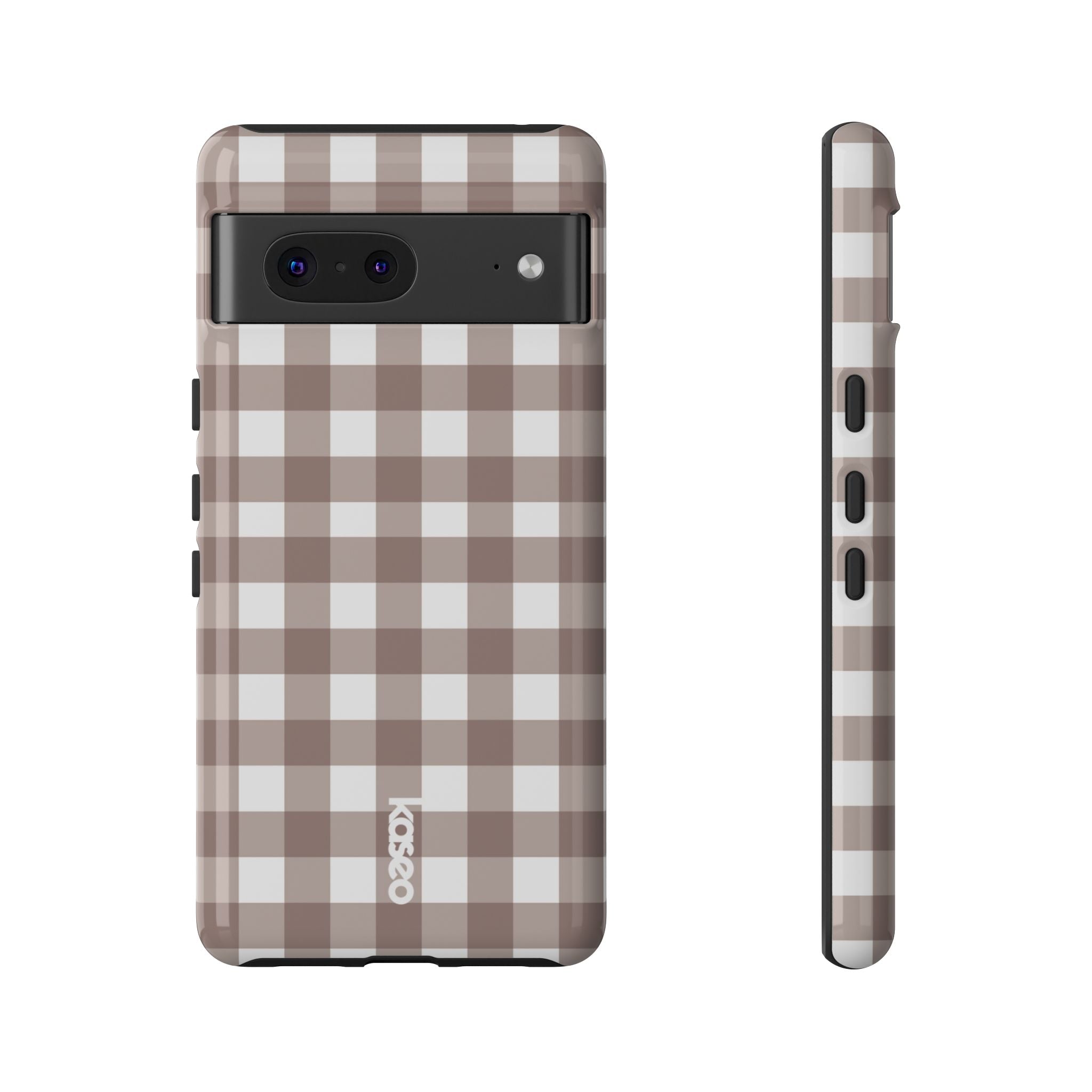 Gingham Brown