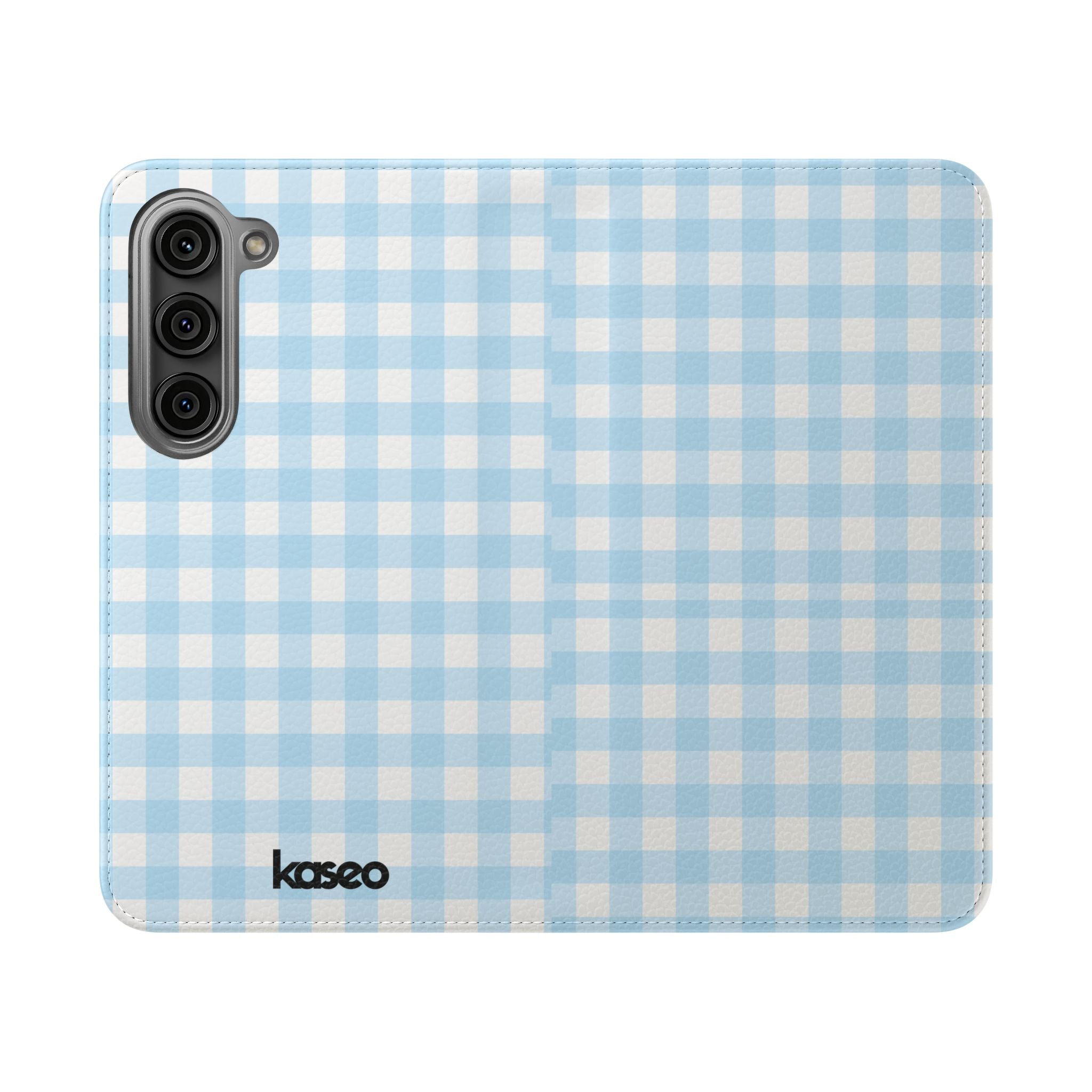 Gingham Sky - Flip Phone Case