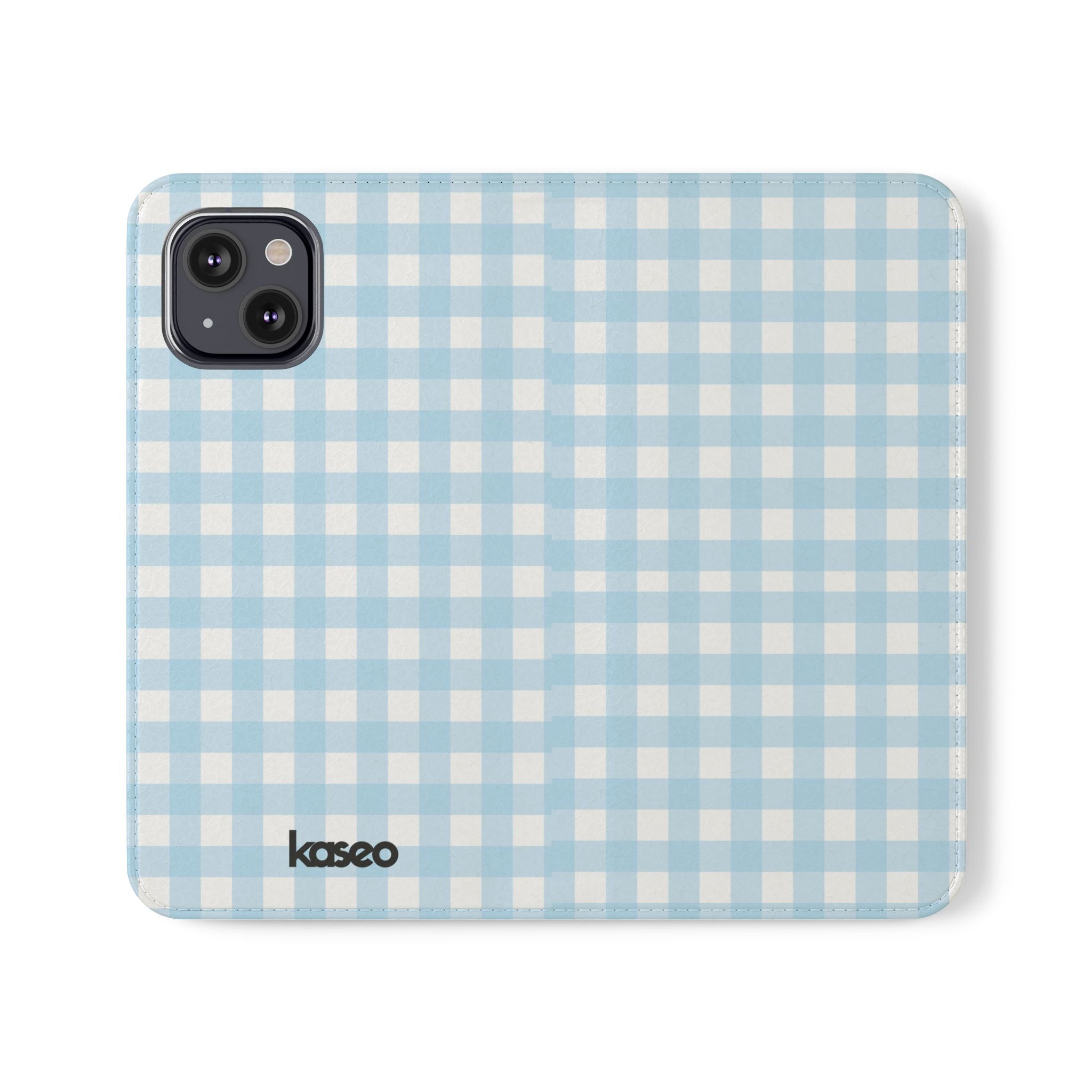Gingham Sky - Flip Phone Case