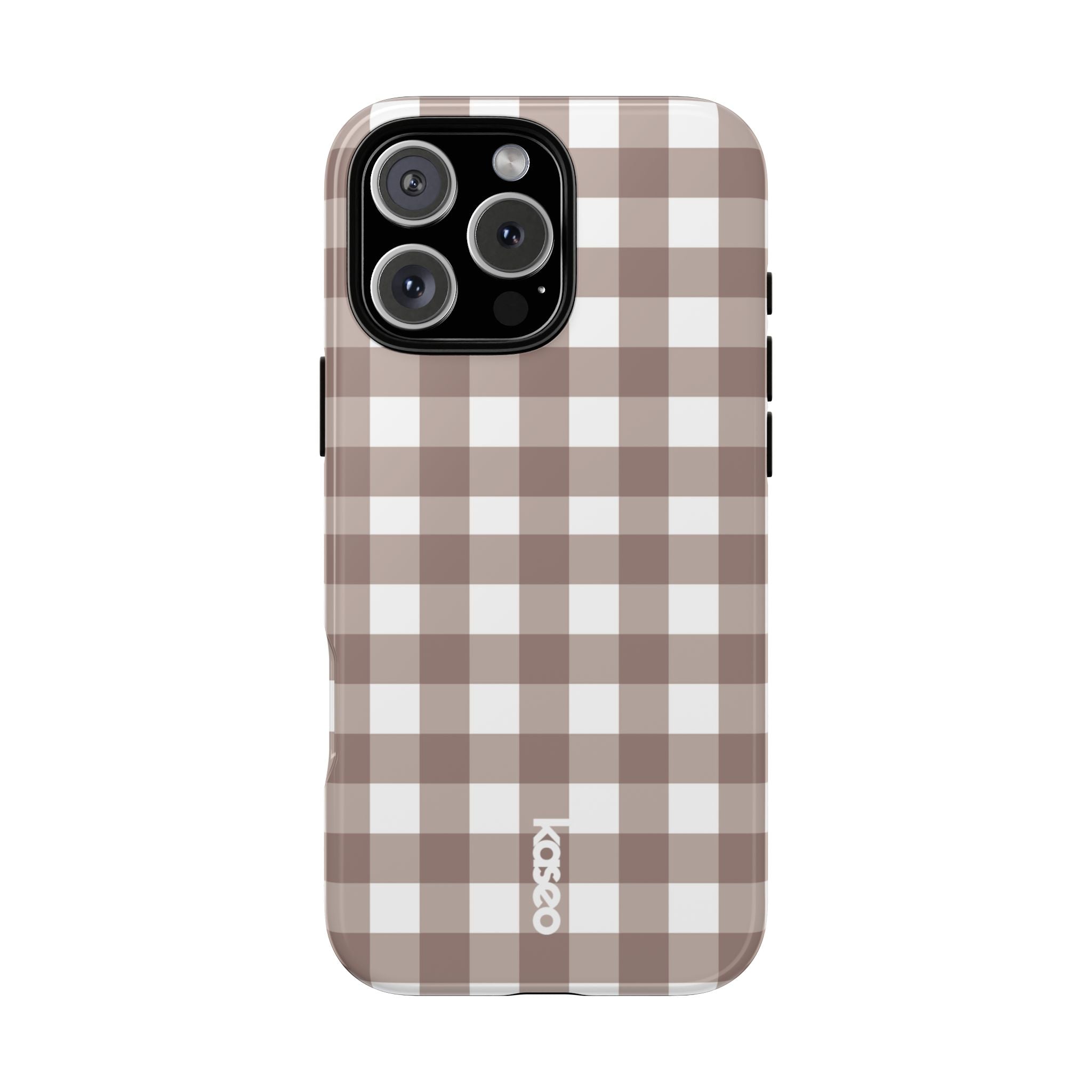 Gingham Brown