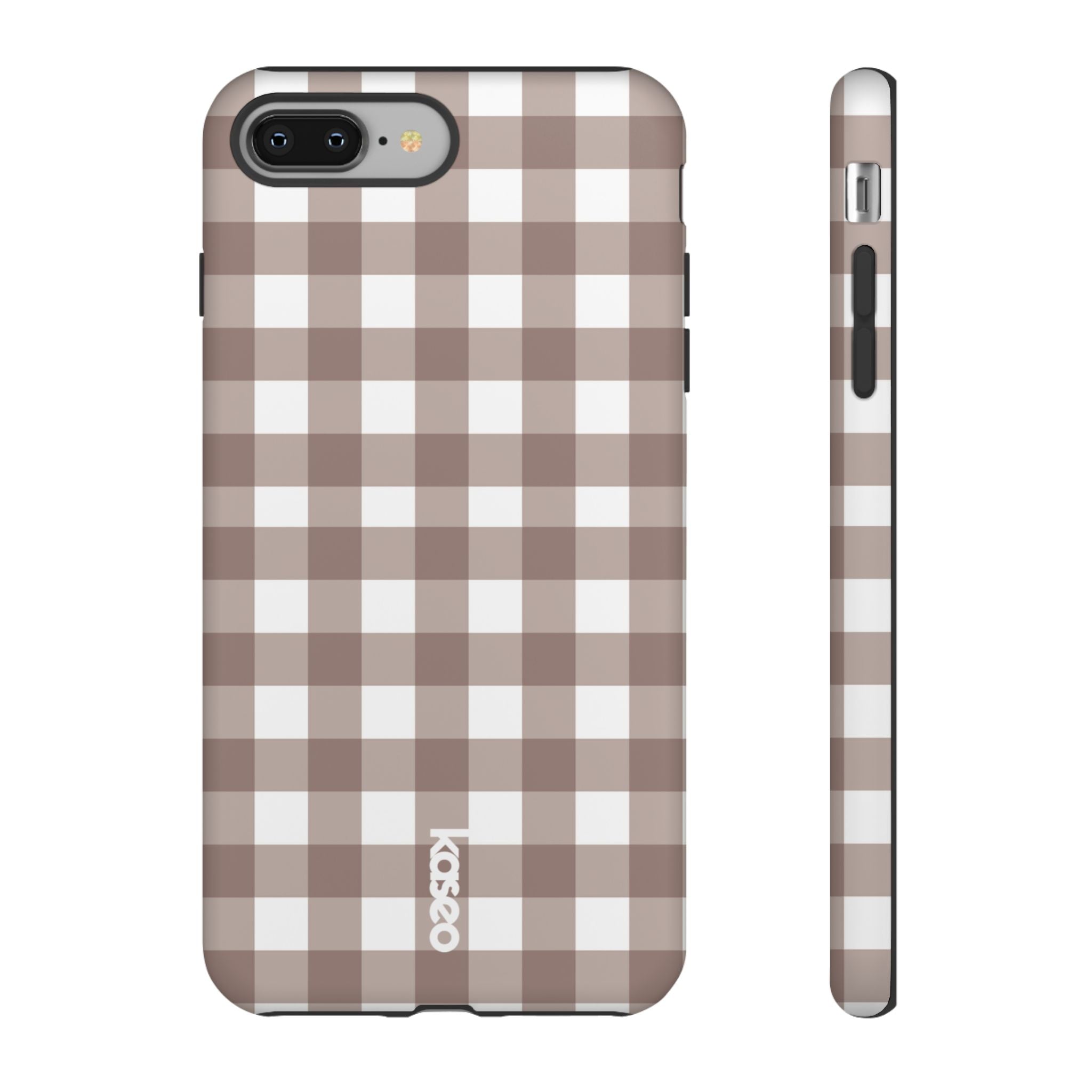 Gingham Brown