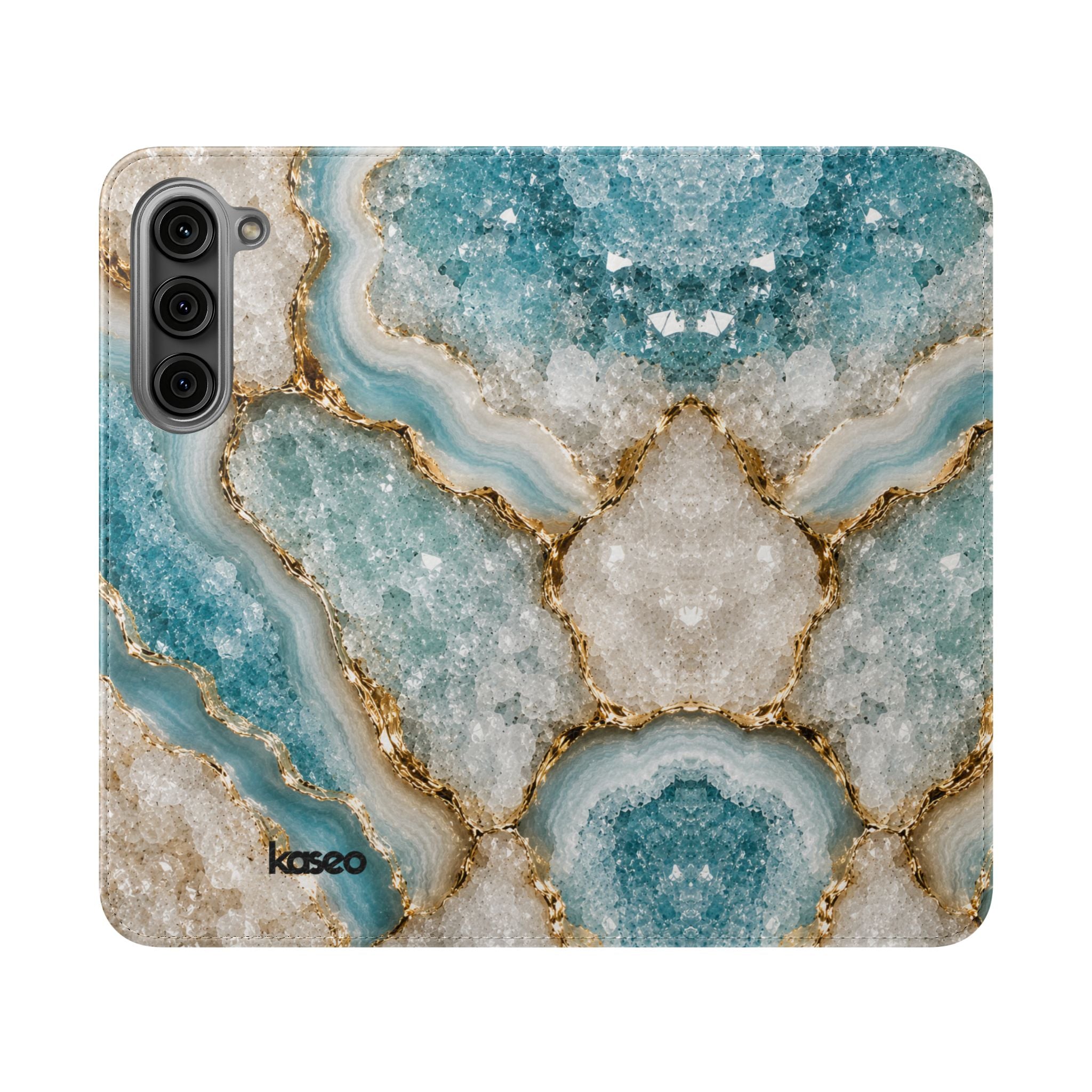 Crystal Aqua - Flip Phone Case