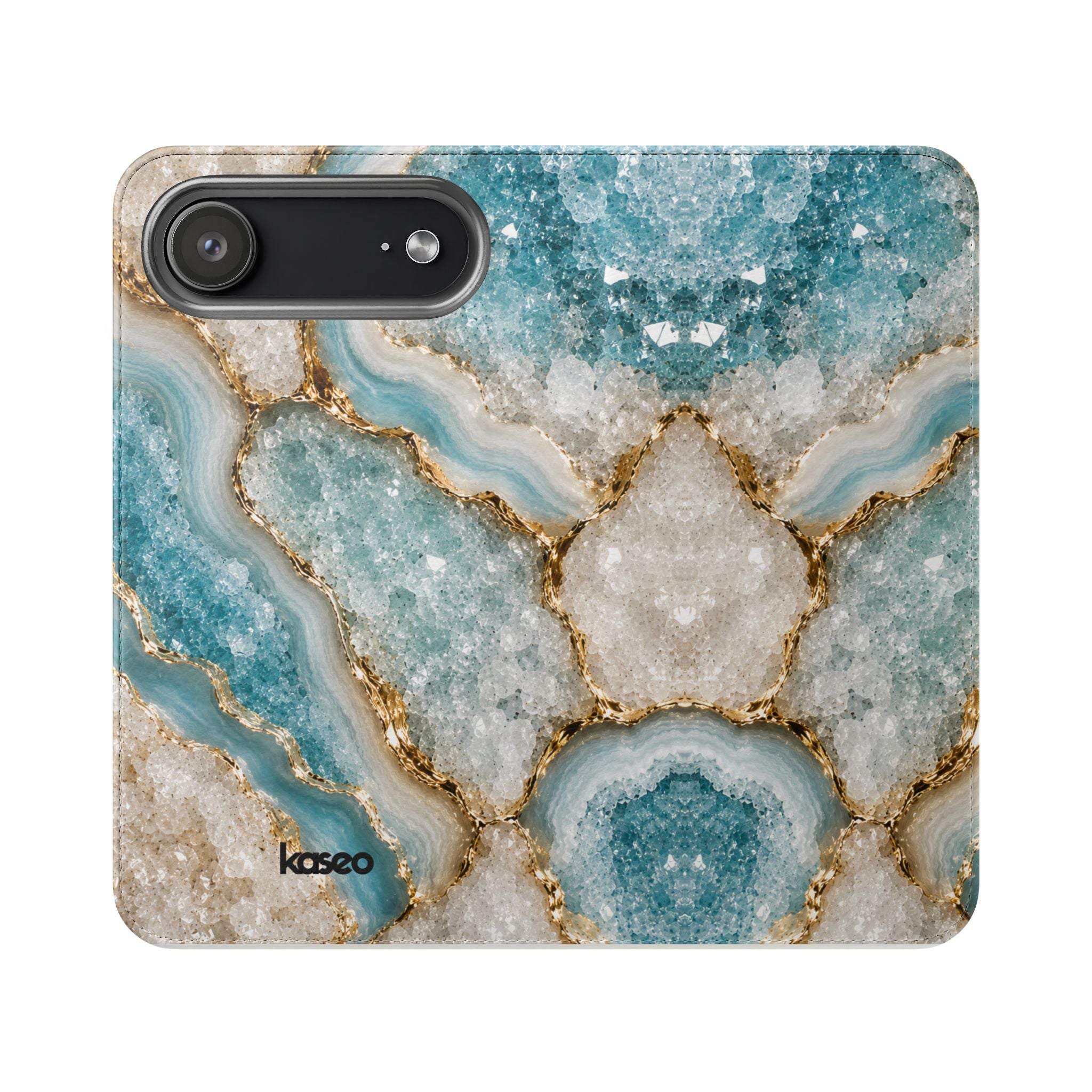Crystal Aqua - Flip Phone Case