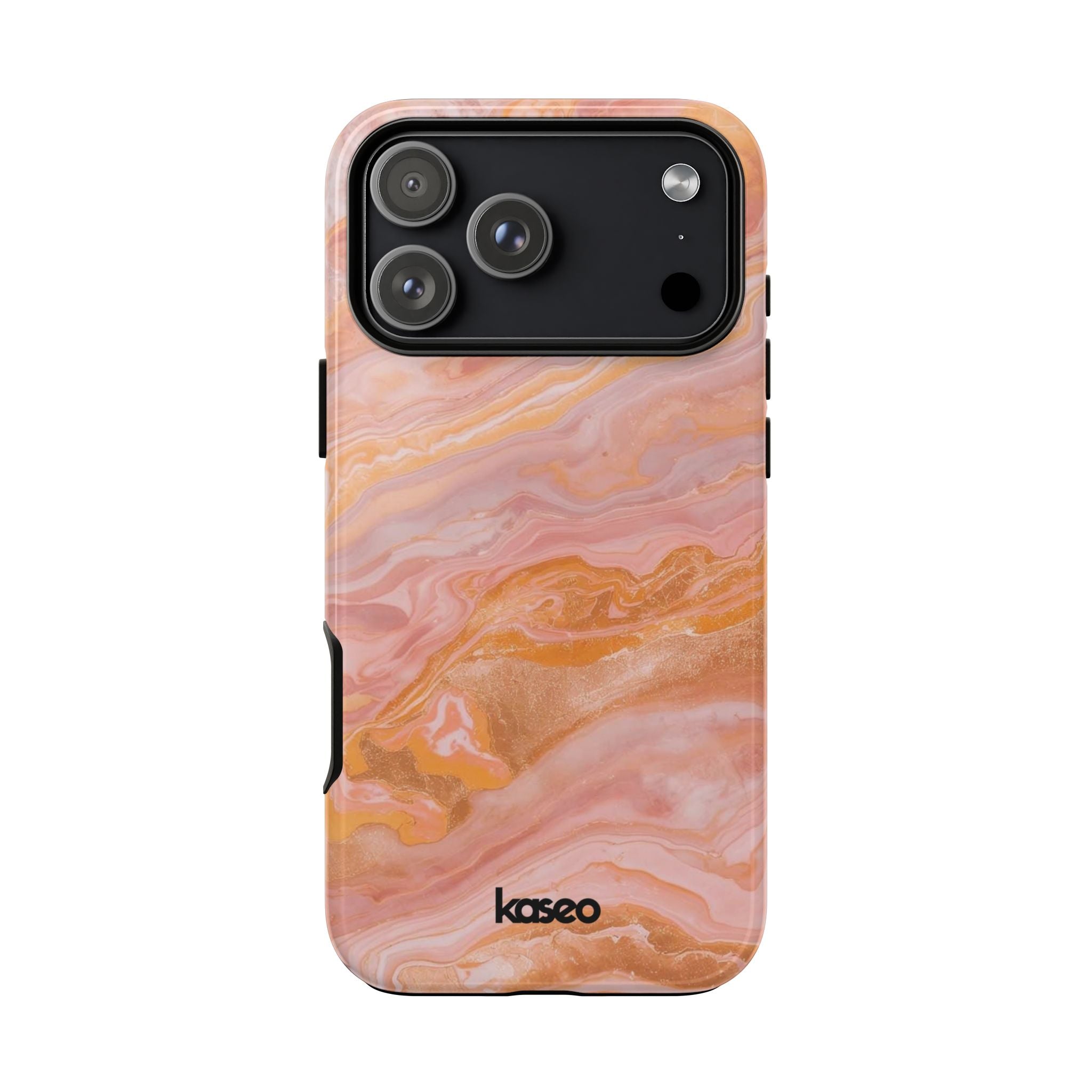 Desert Blush marble print tough phone case