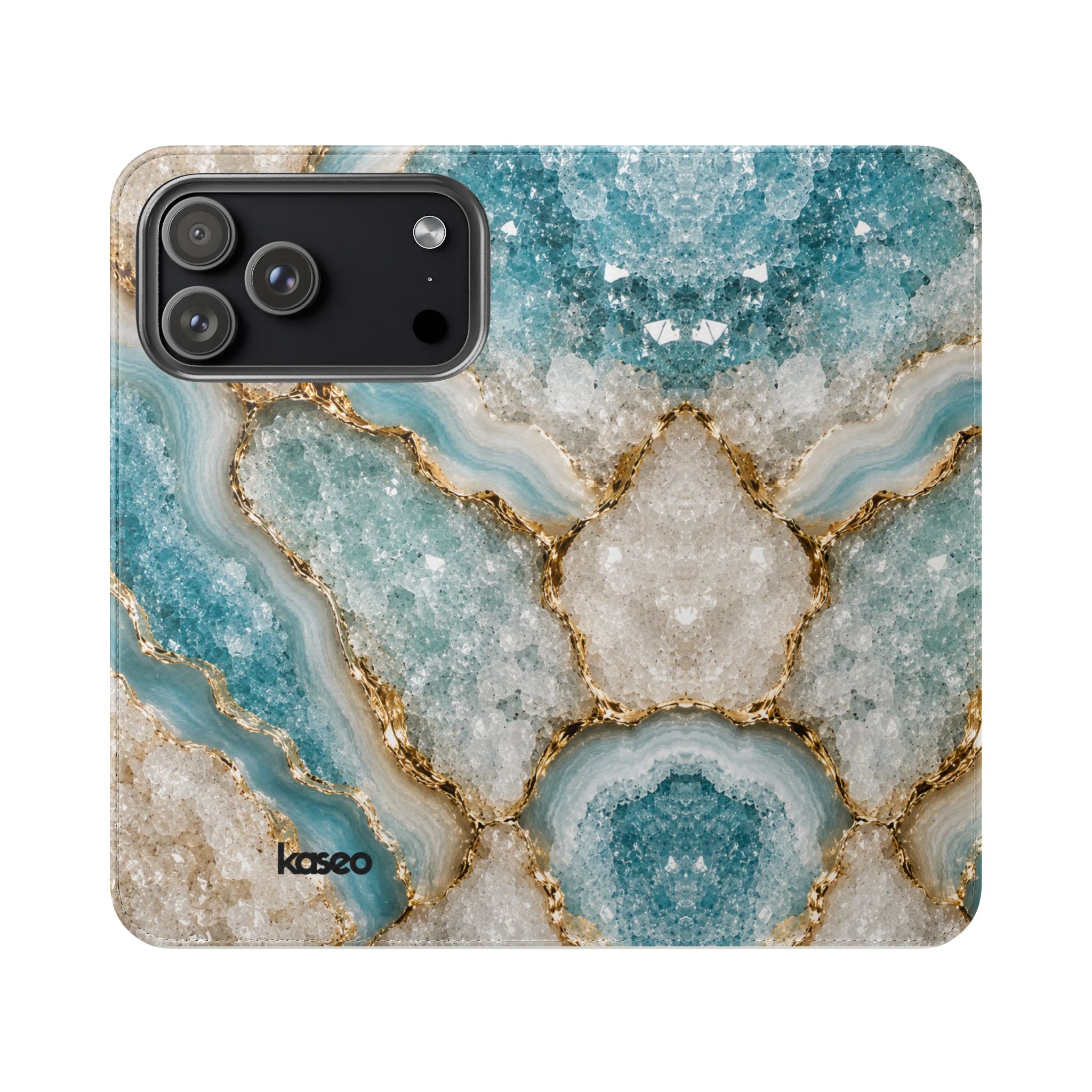 Crystal Aqua - Flip Phone Case