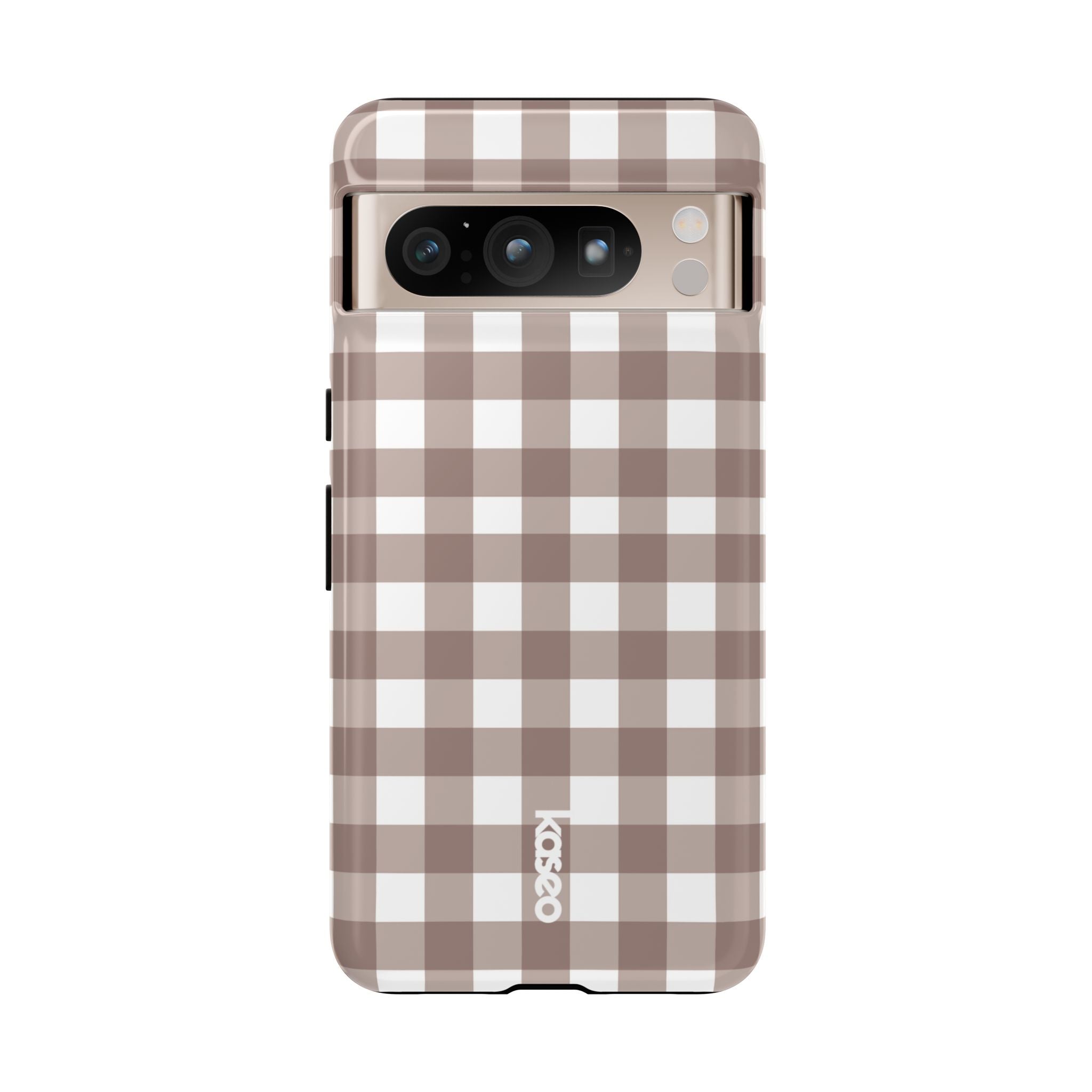 Gingham Brown