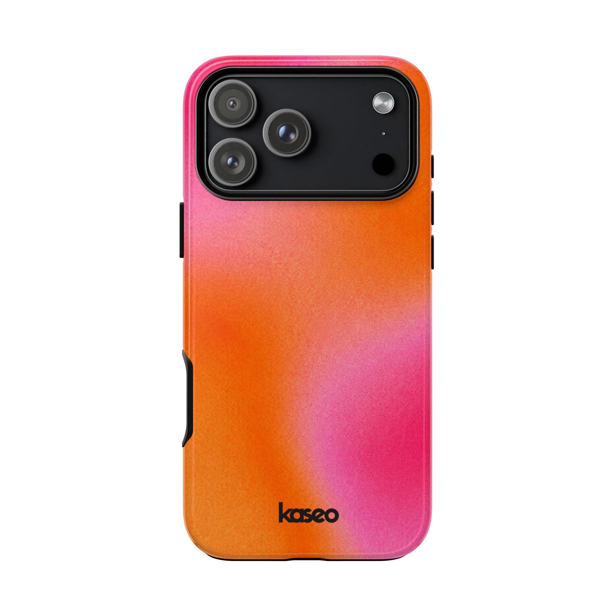 Sunset Glow coral and lavender gradient print tough phone case