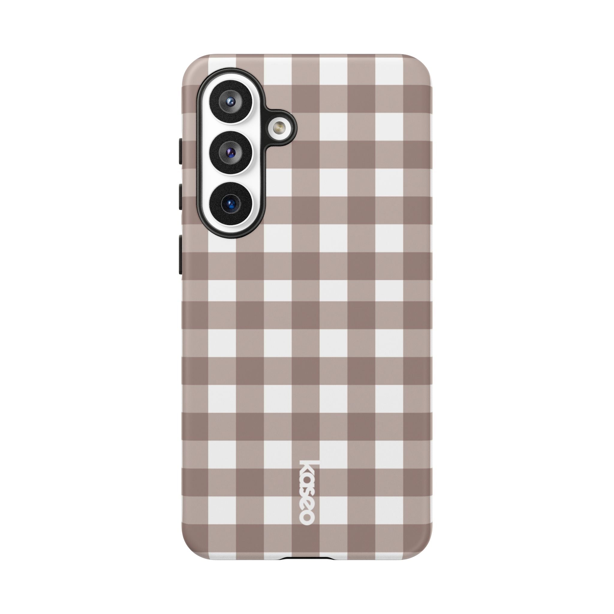Gingham Brown