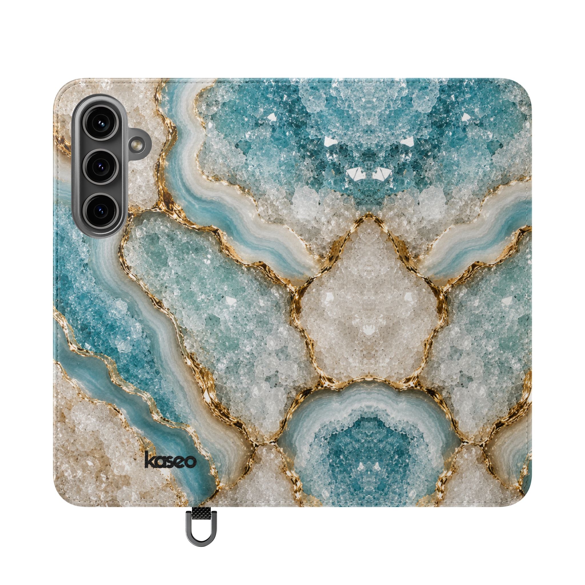 Crystal Aqua - Flip Phone Case