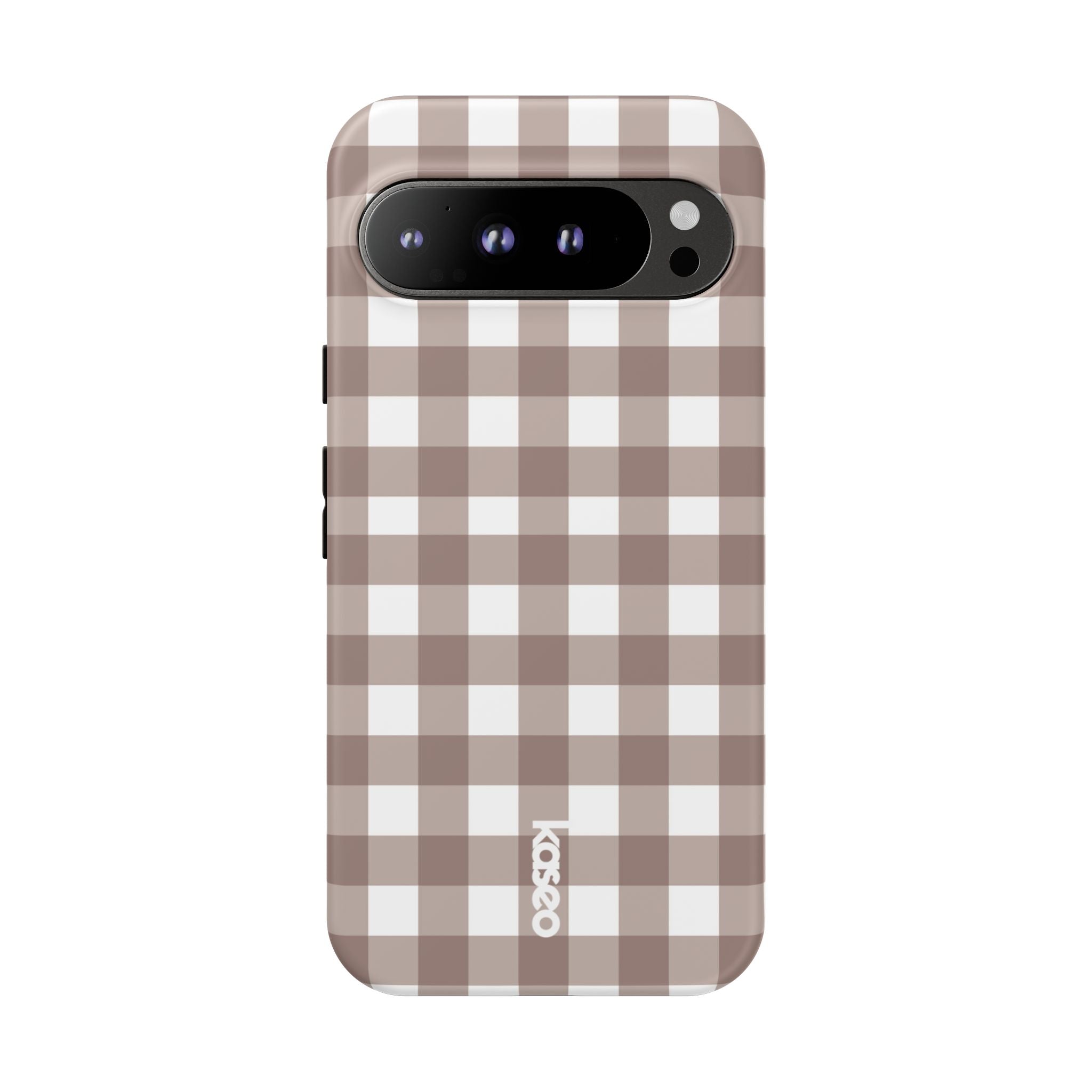 Gingham Brown