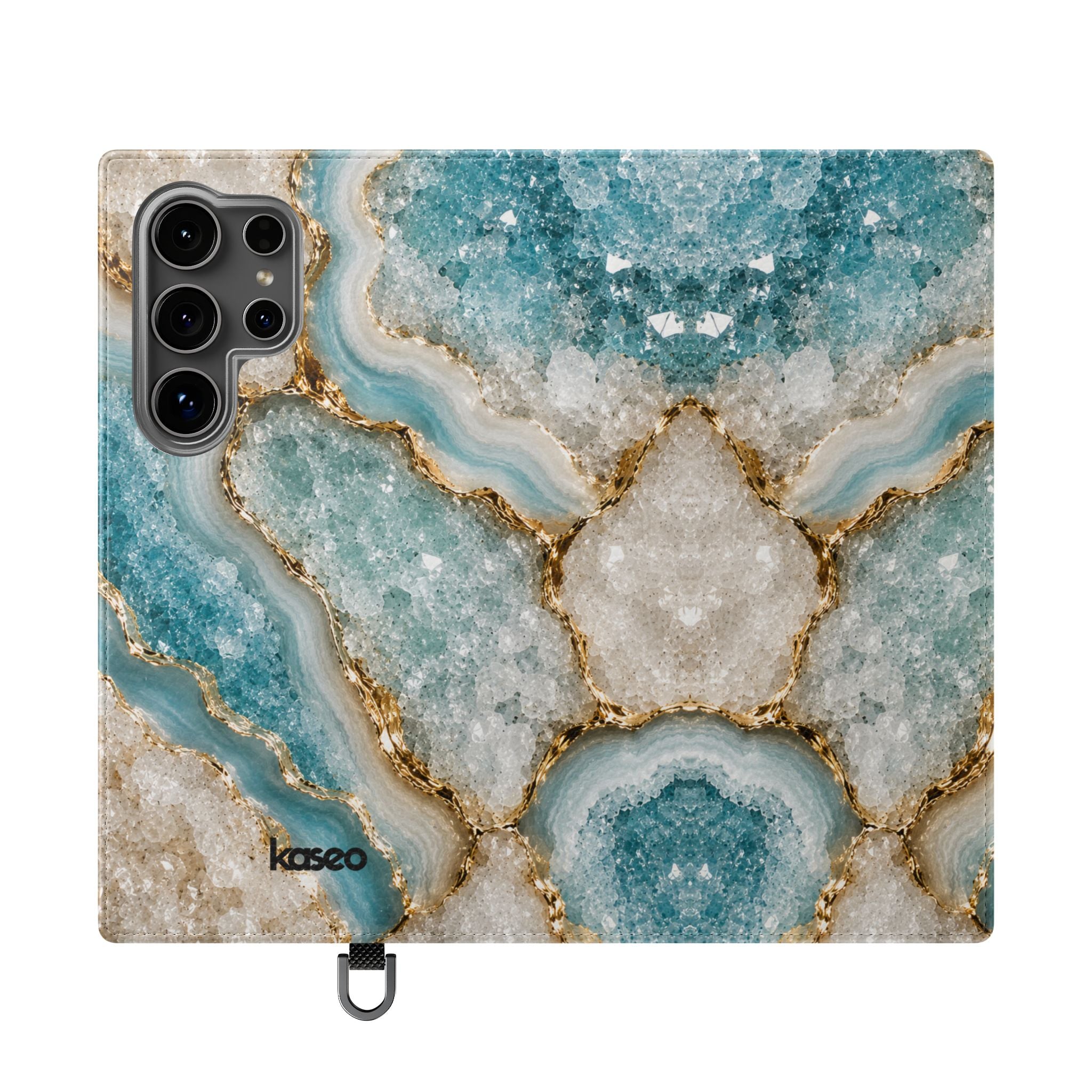 Crystal Aqua - Flip Phone Case