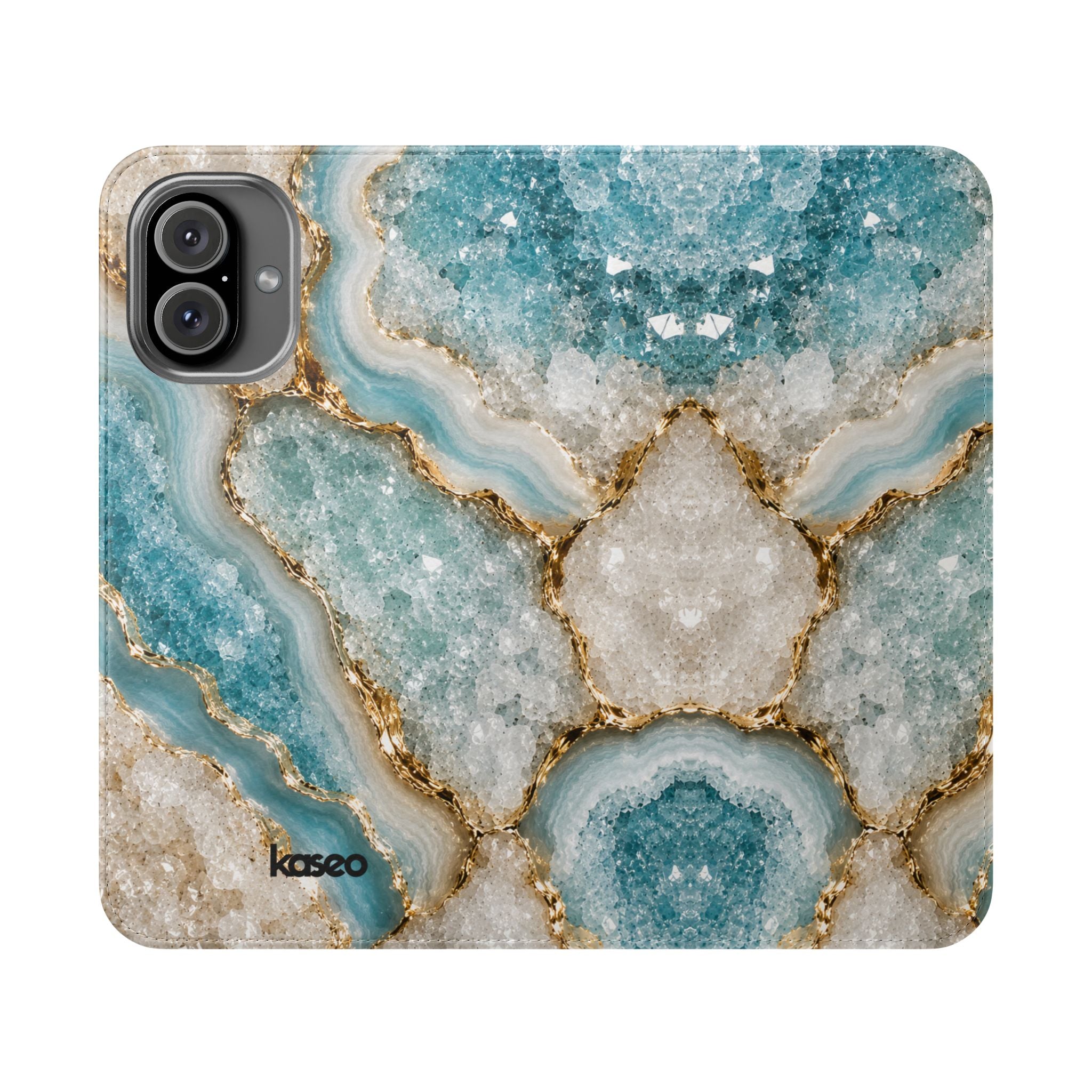 Crystal Aqua - Flip Phone Case