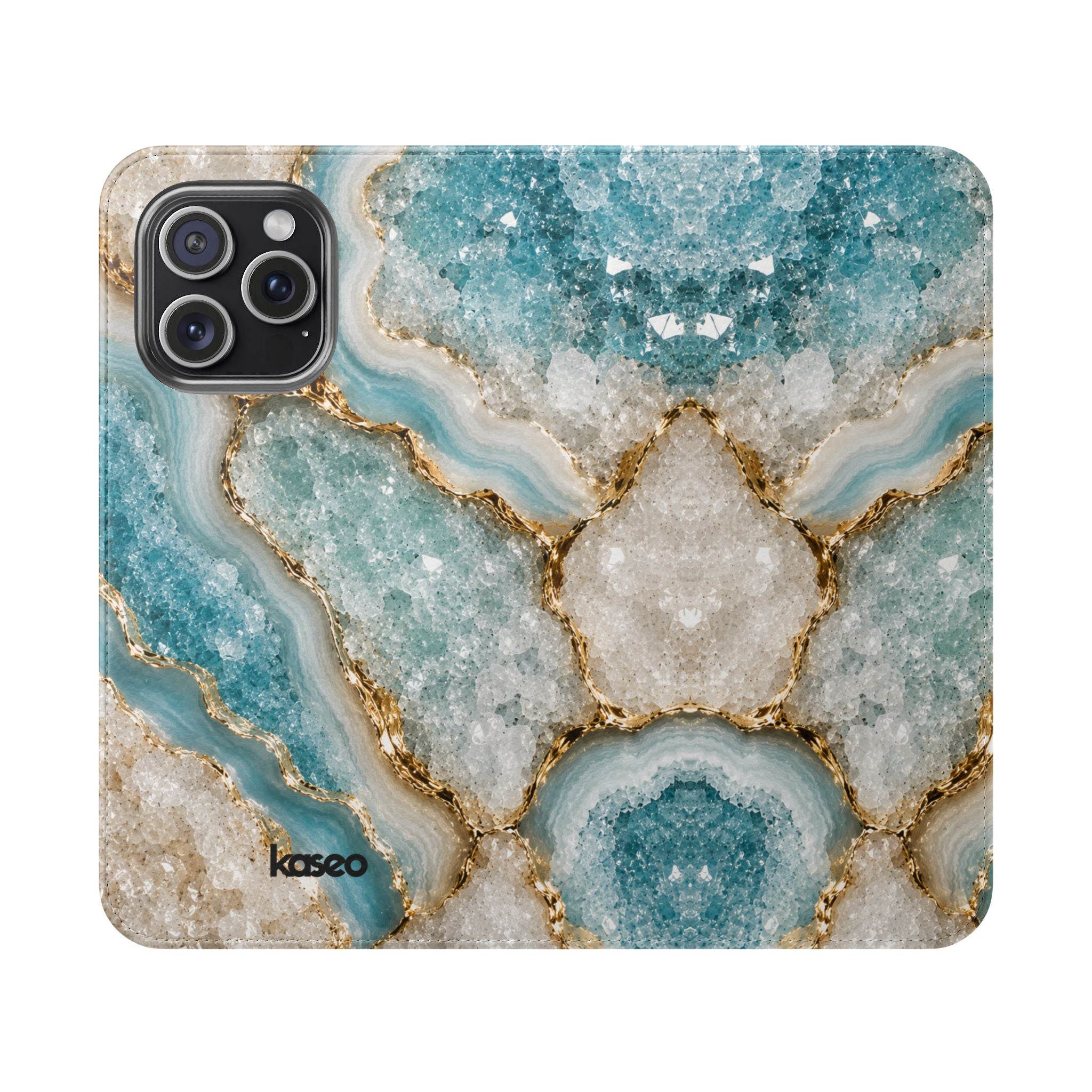 Crystal Aqua - Flip Phone Case