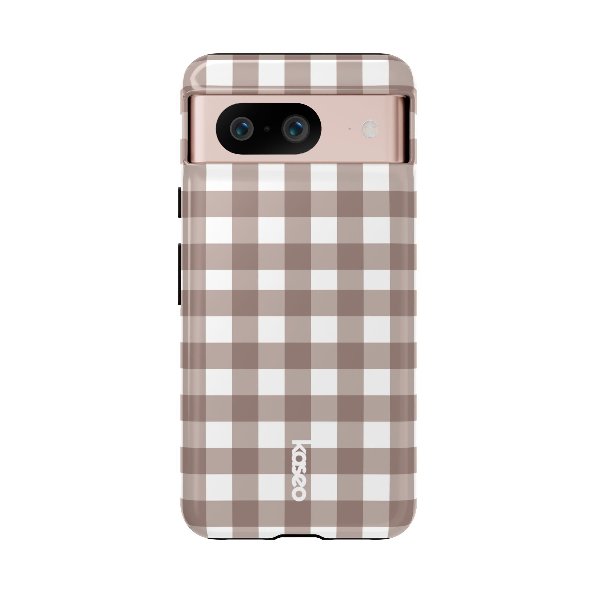 Gingham Brown