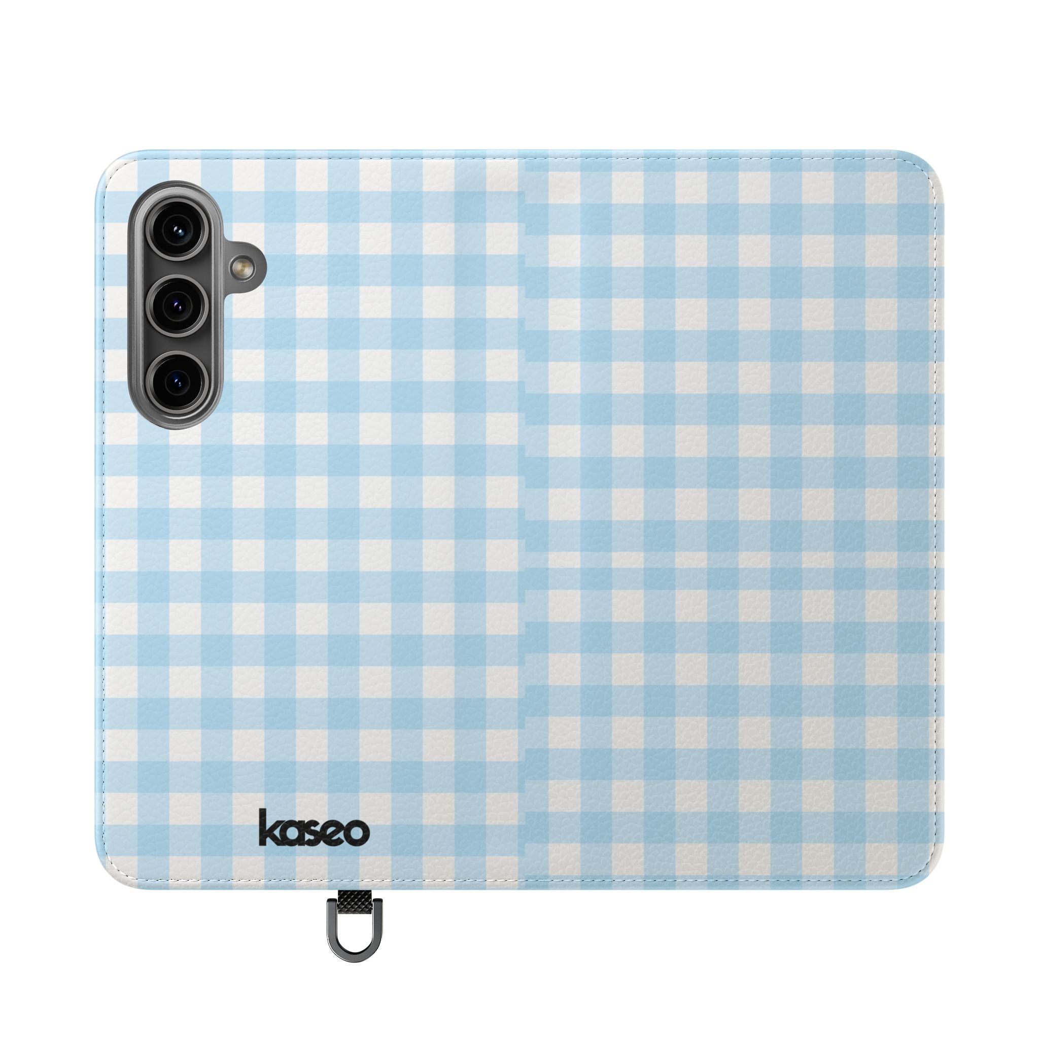 Gingham Sky - Flip Phone Case
