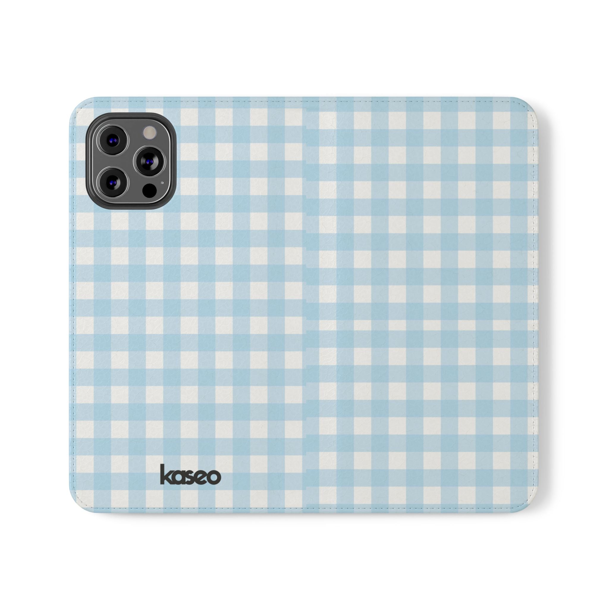 Gingham Sky - Flip Phone Case