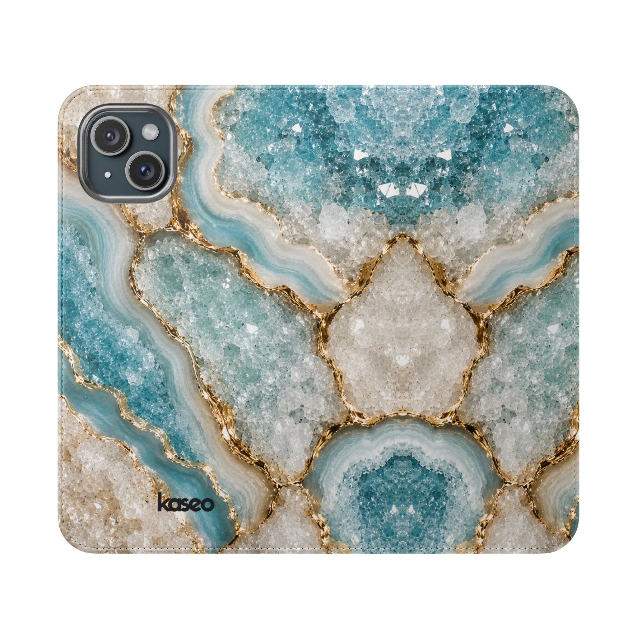 Crystal Aqua - Flip Phone Case
