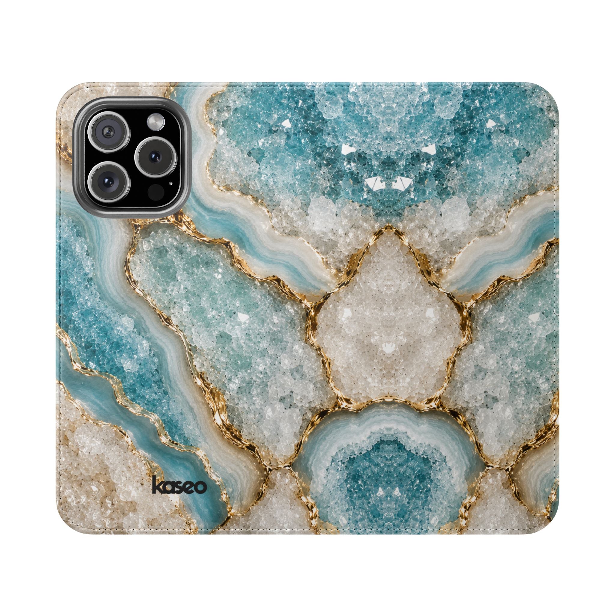 Crystal Aqua - Flip Phone Case