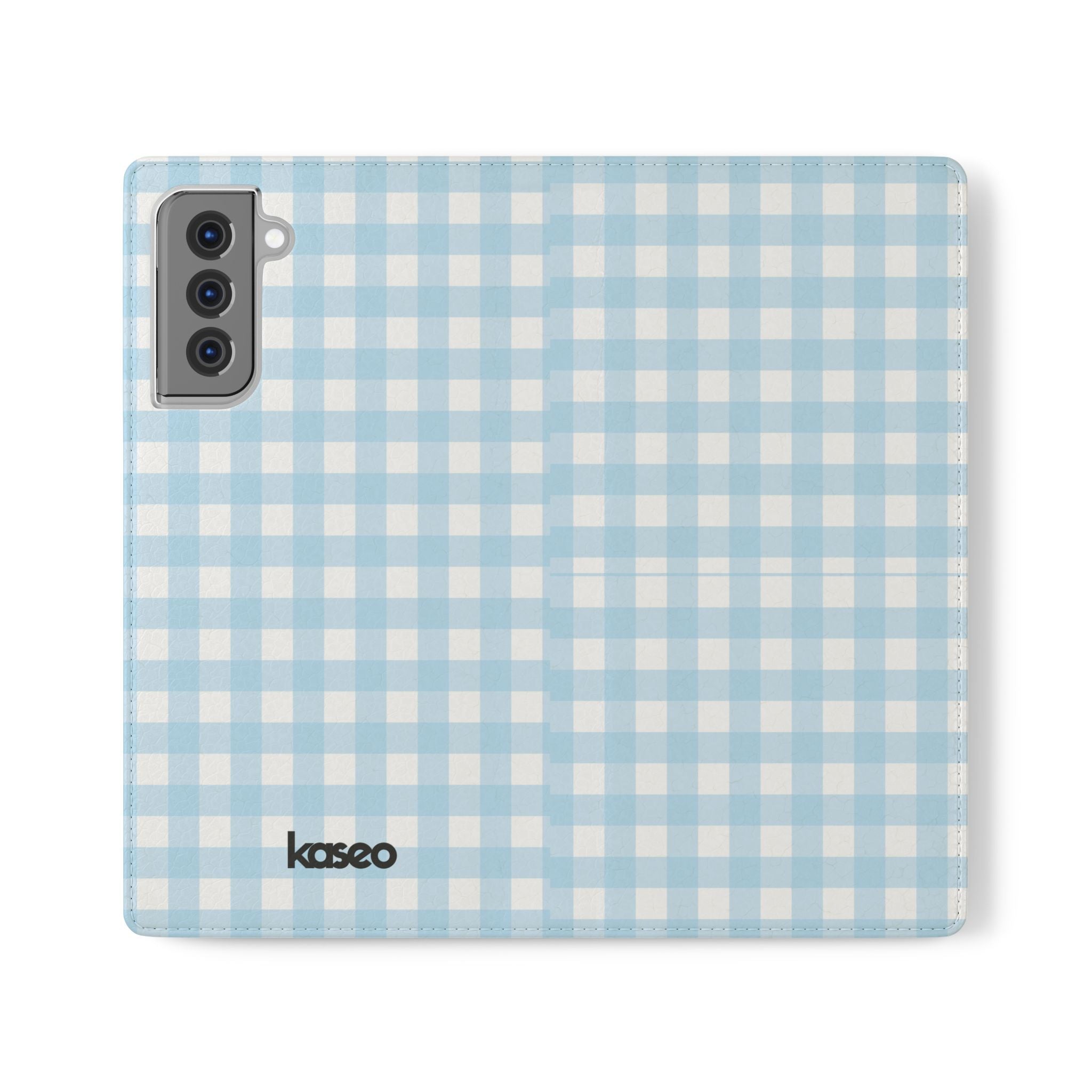 Gingham Sky - Flip Phone Case