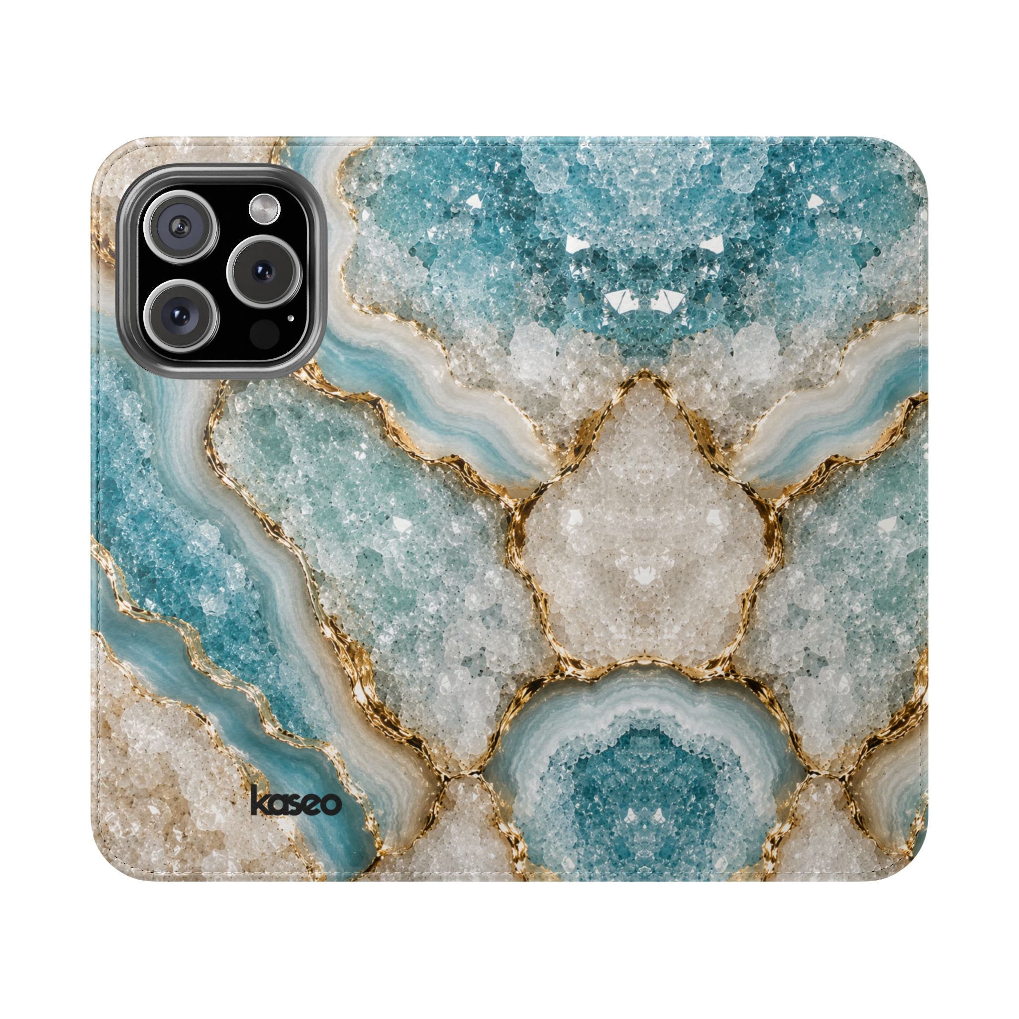 Crystal Aqua - Flip Phone Case