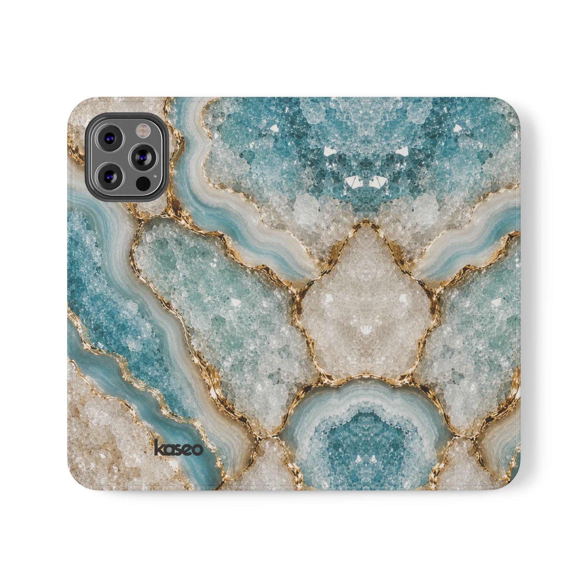 Crystal Aqua - Flip Phone Case