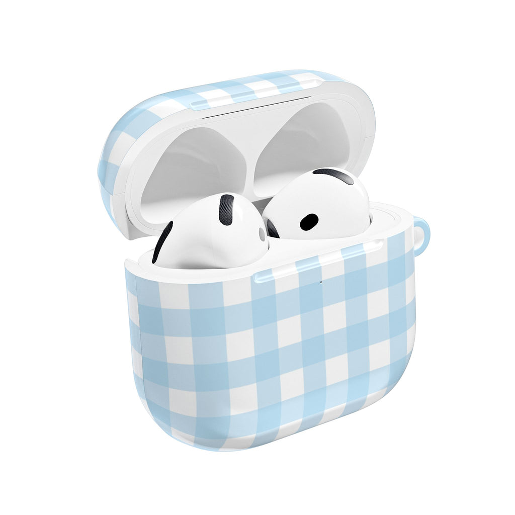 Gingham Sky - AirPods Gen 4 Case