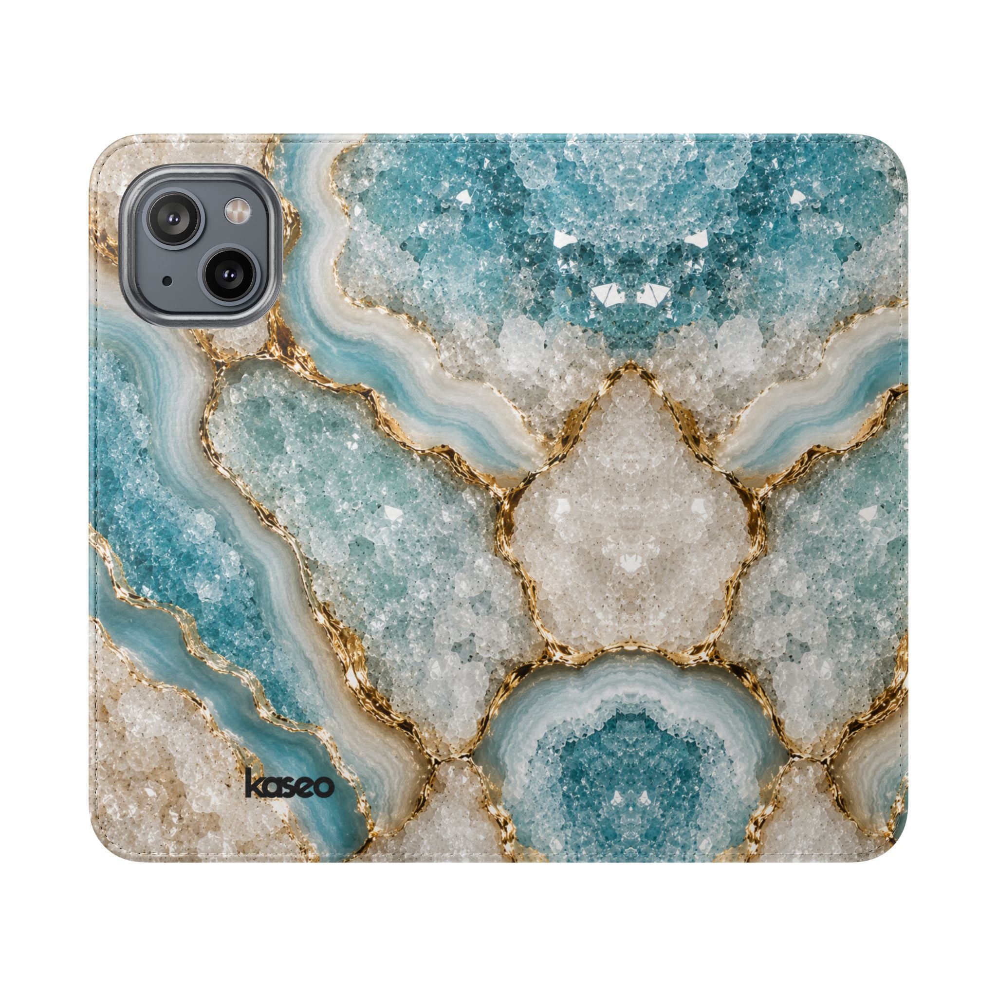 Crystal Aqua - Flip Phone Case