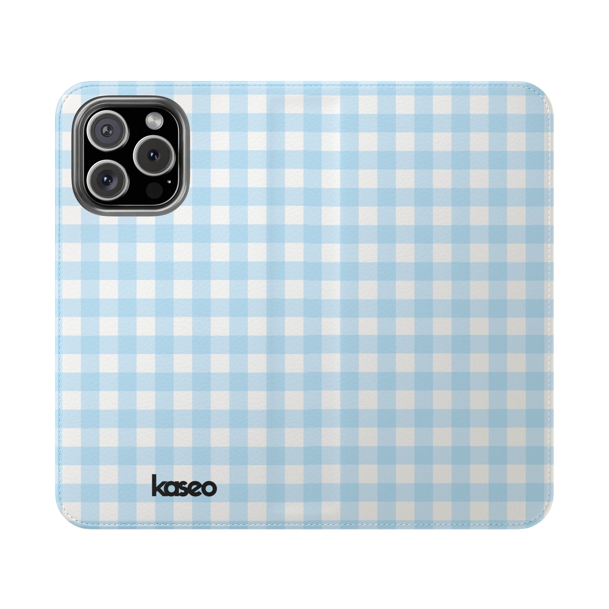 Gingham Sky - Flip Phone Case