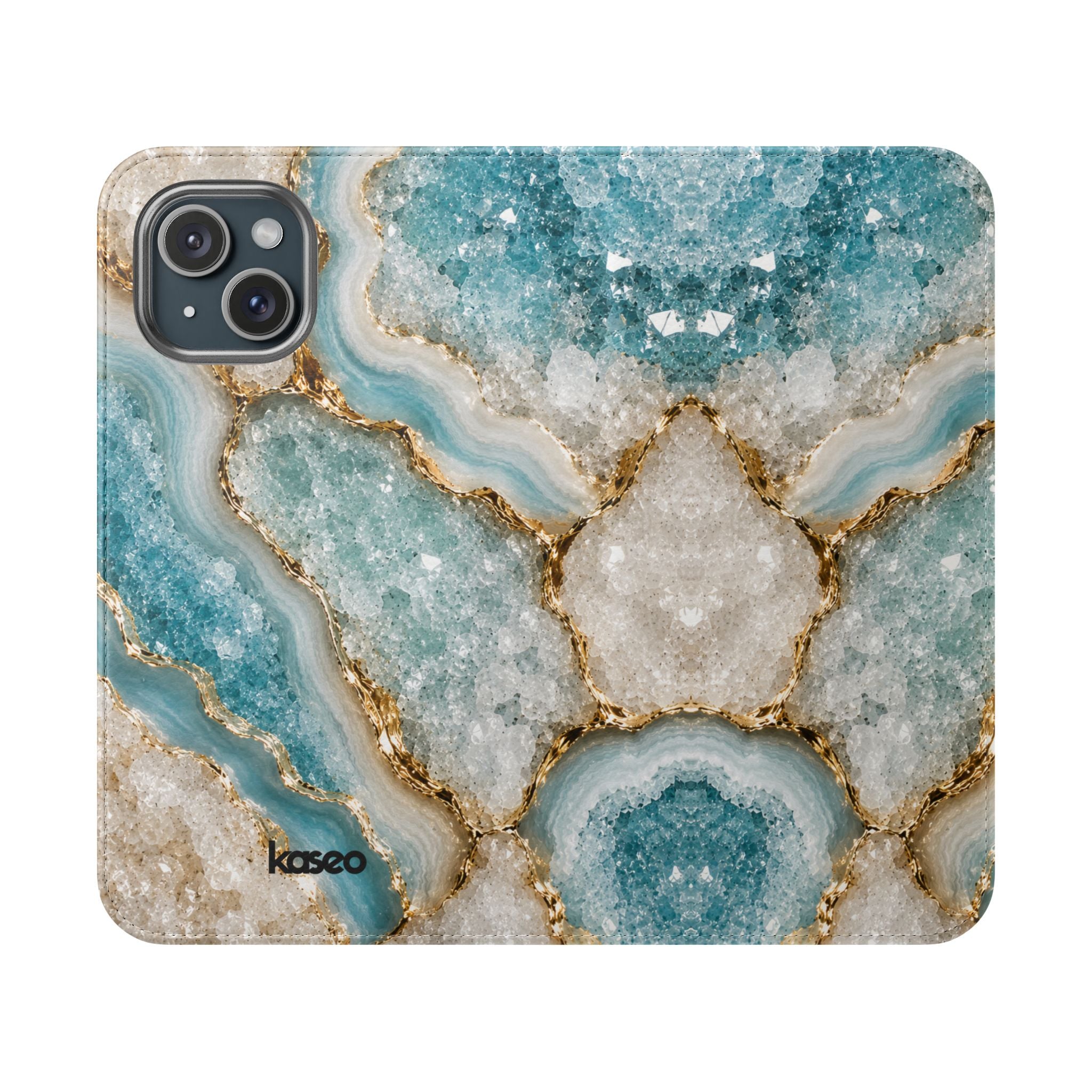 Crystal Aqua - Flip Phone Case