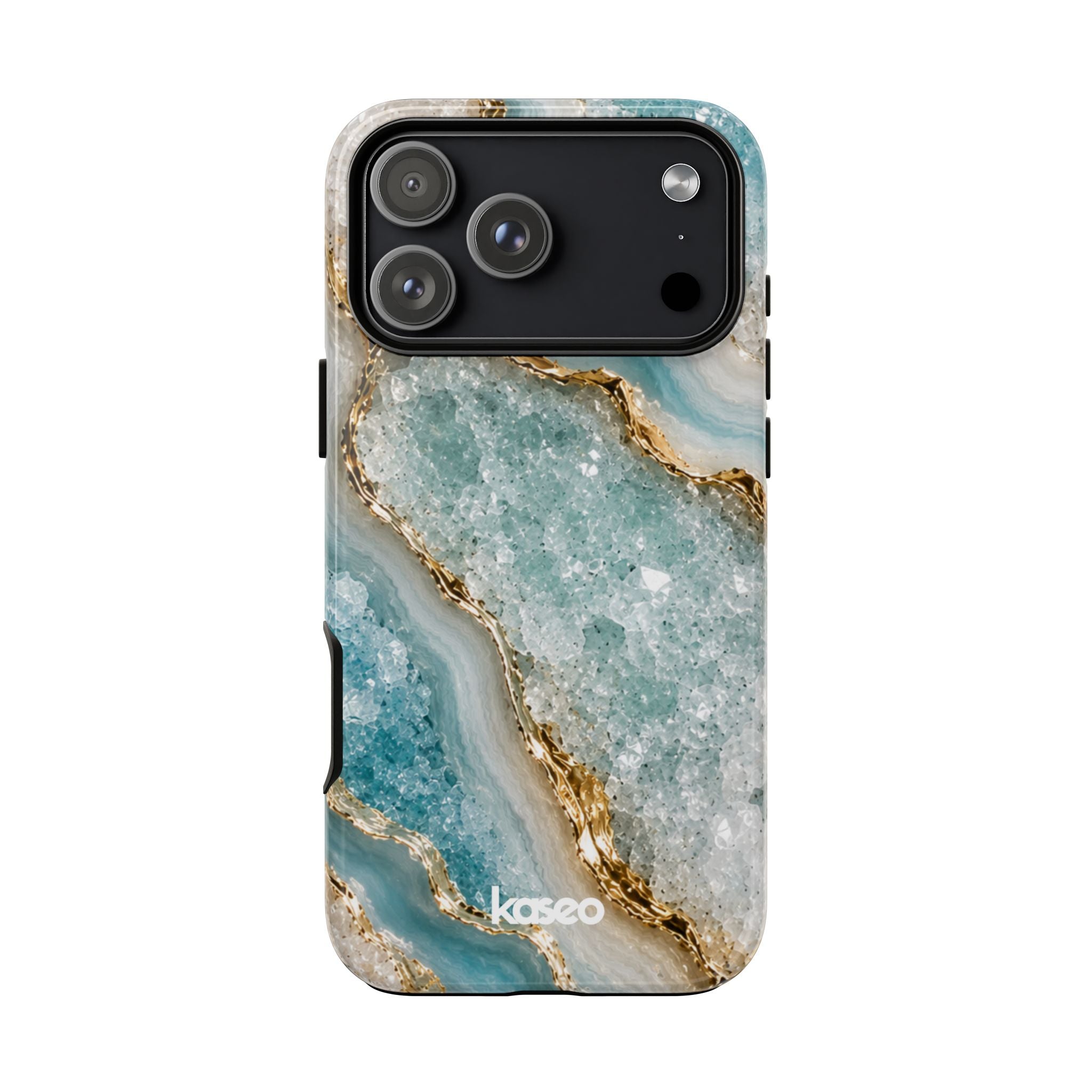 Crystal Aqua print tough phone case