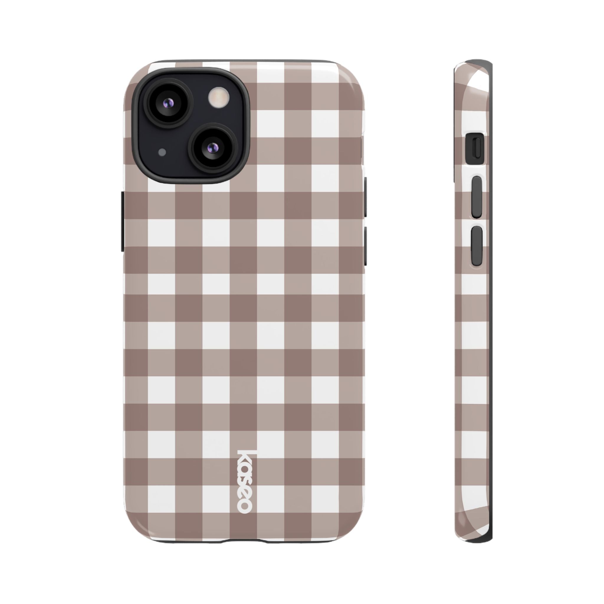 Gingham Brown