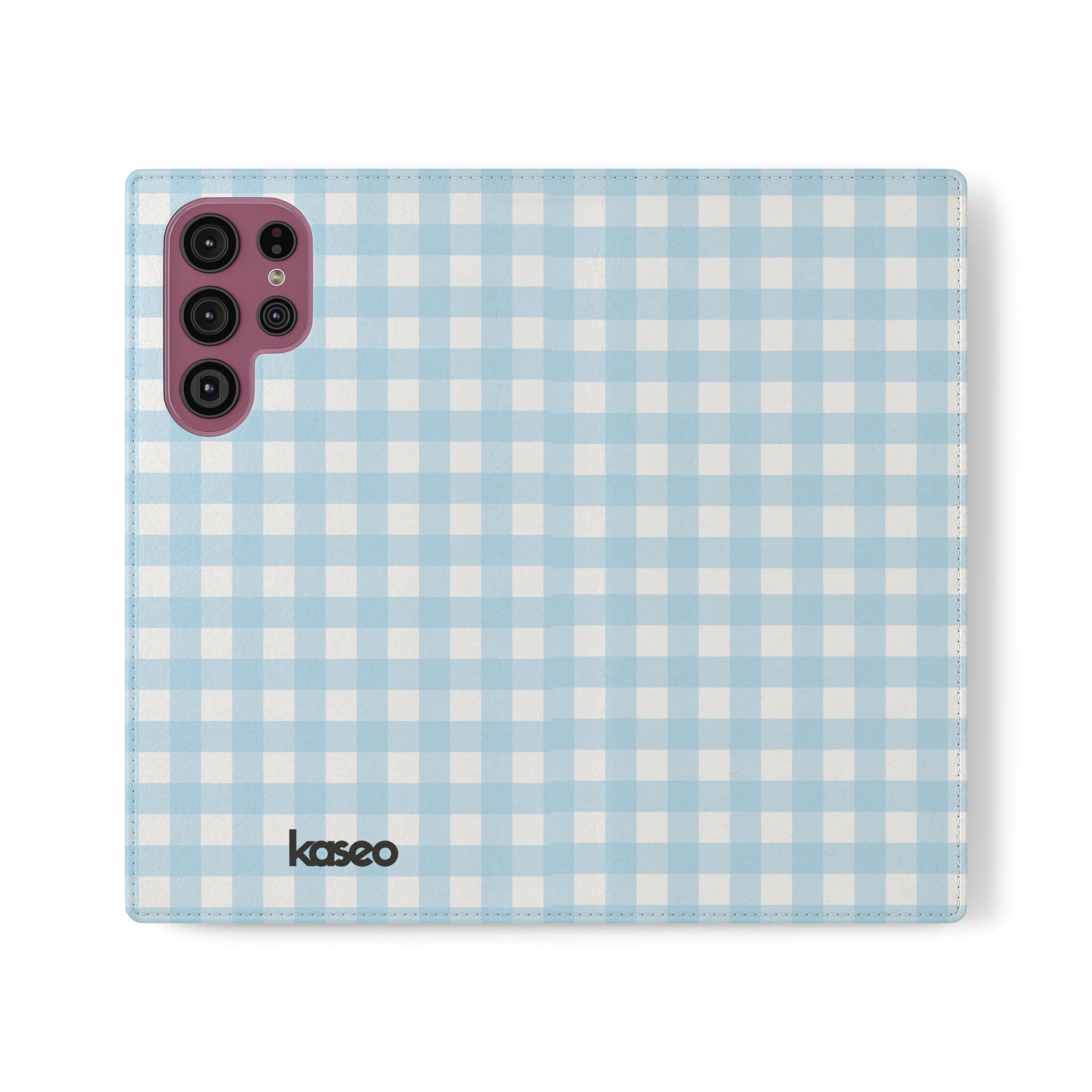 Gingham Sky - Flip Phone Case