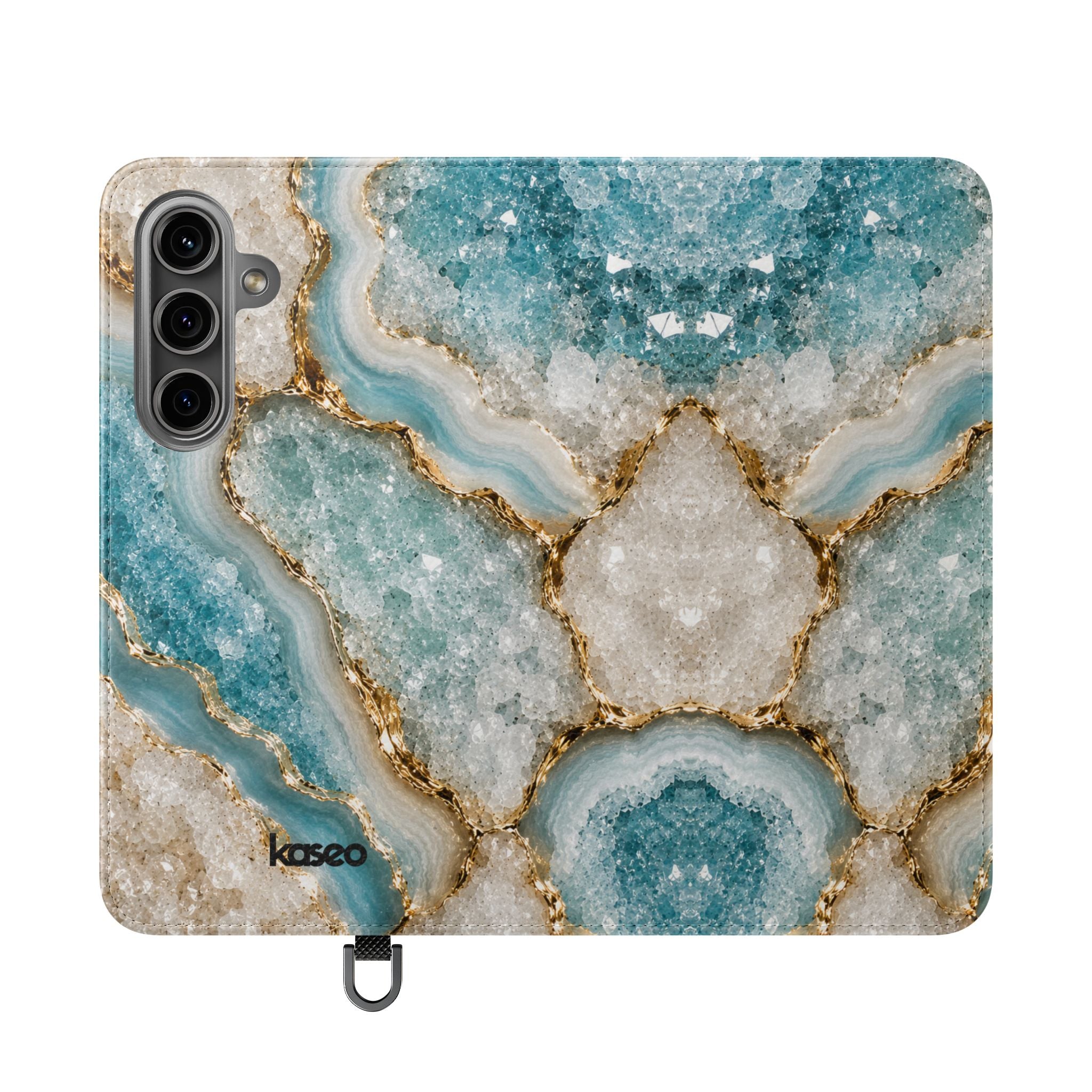 Crystal Aqua - Flip Phone Case